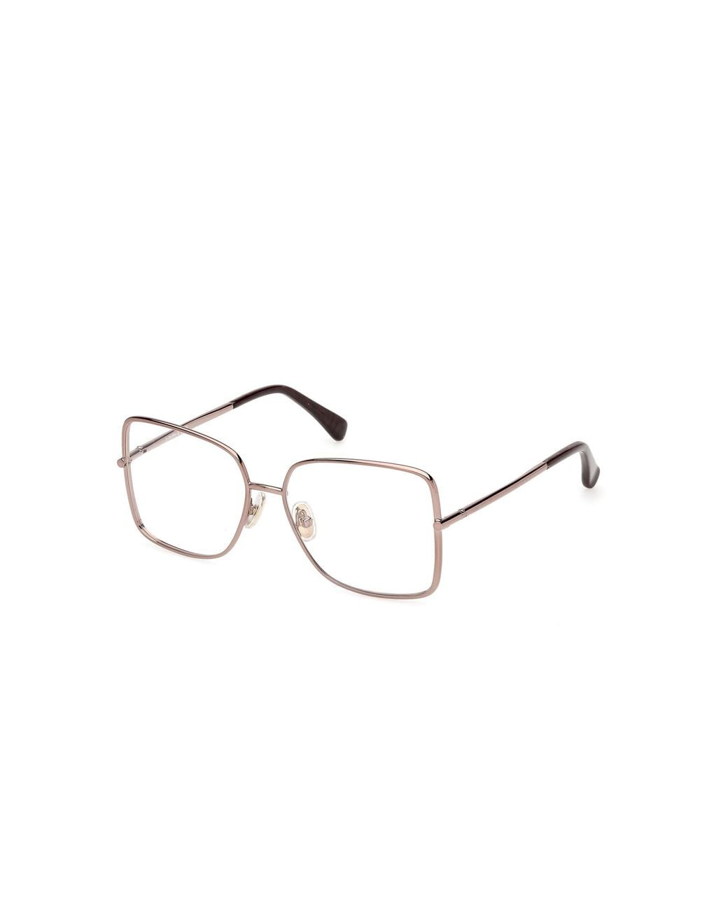 Max Mara Black Mm5257 34 Optical Frames Metal Squared Normal