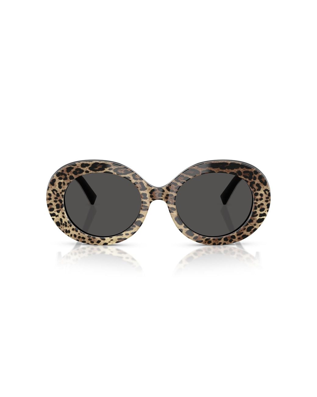 Dolce & Gabbana Black Dg4448 316387 Sunglasses Acetate Round Normal