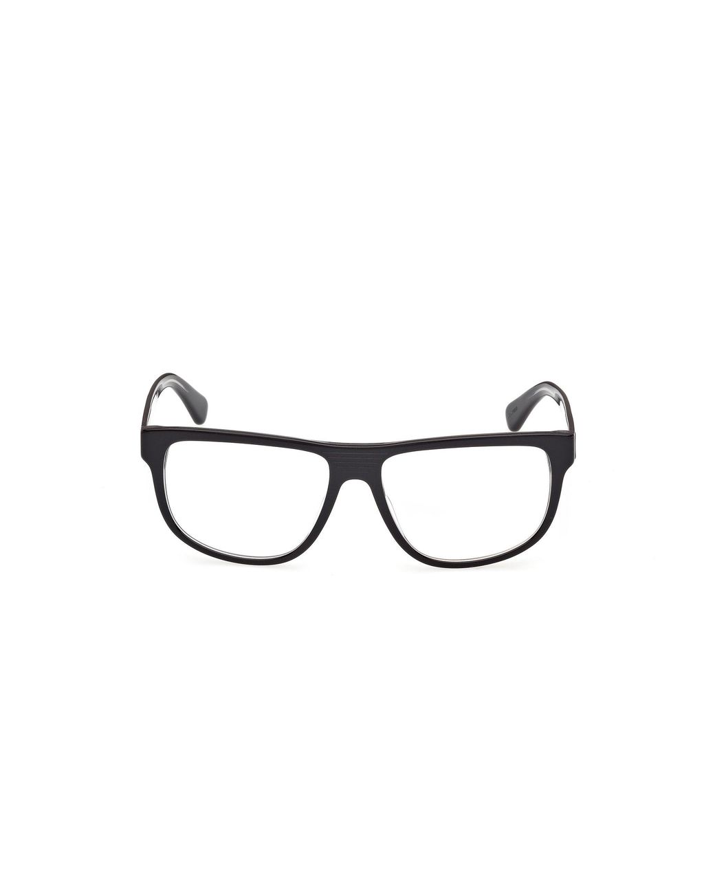 Timberland Black Tb50097 001 Optical Frames Acetate Smoke Squared Normal for men