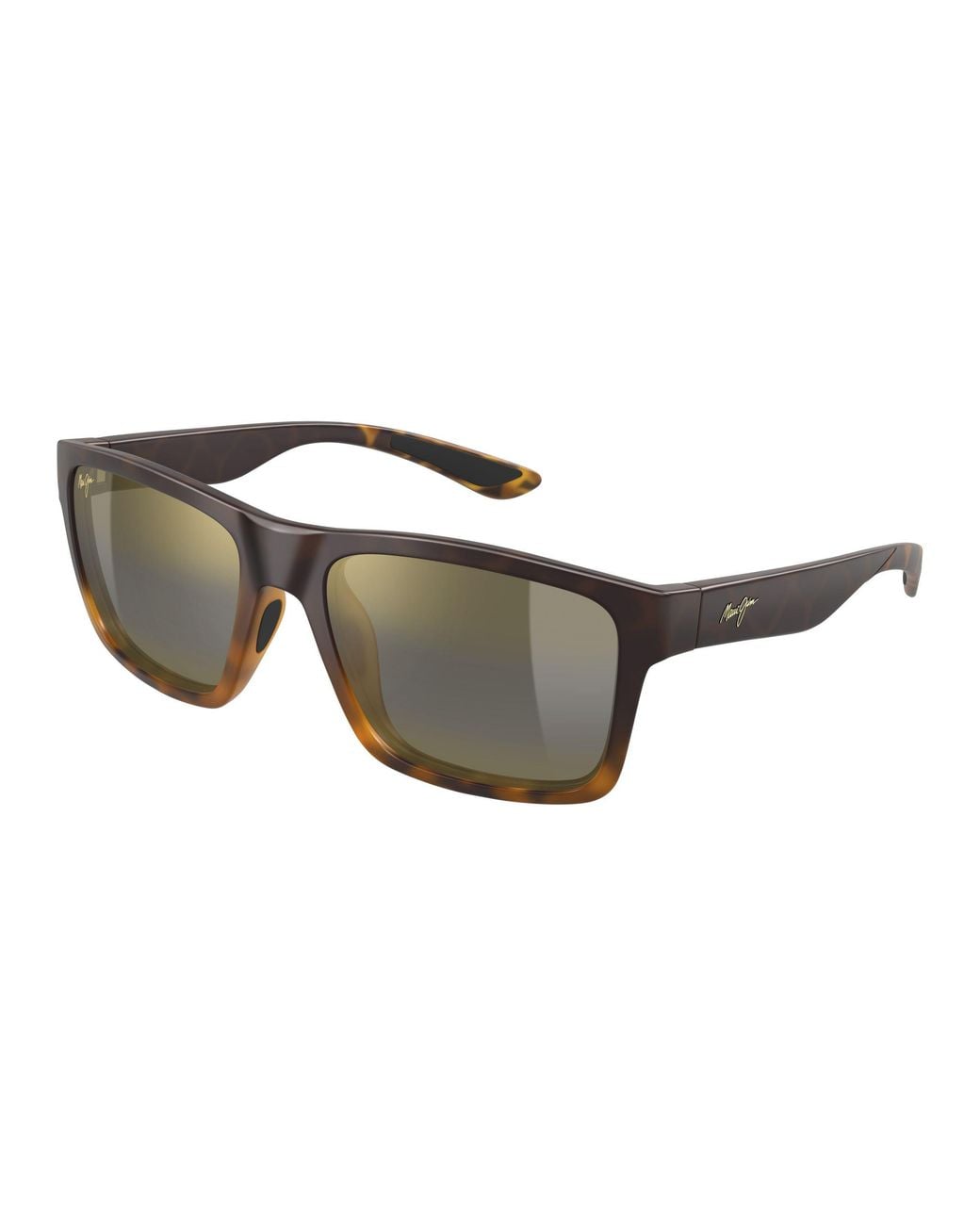 Maui Jim Black Mj0897S 004 Occhiali Da Sole Iniettato Bronzo Squadrata
