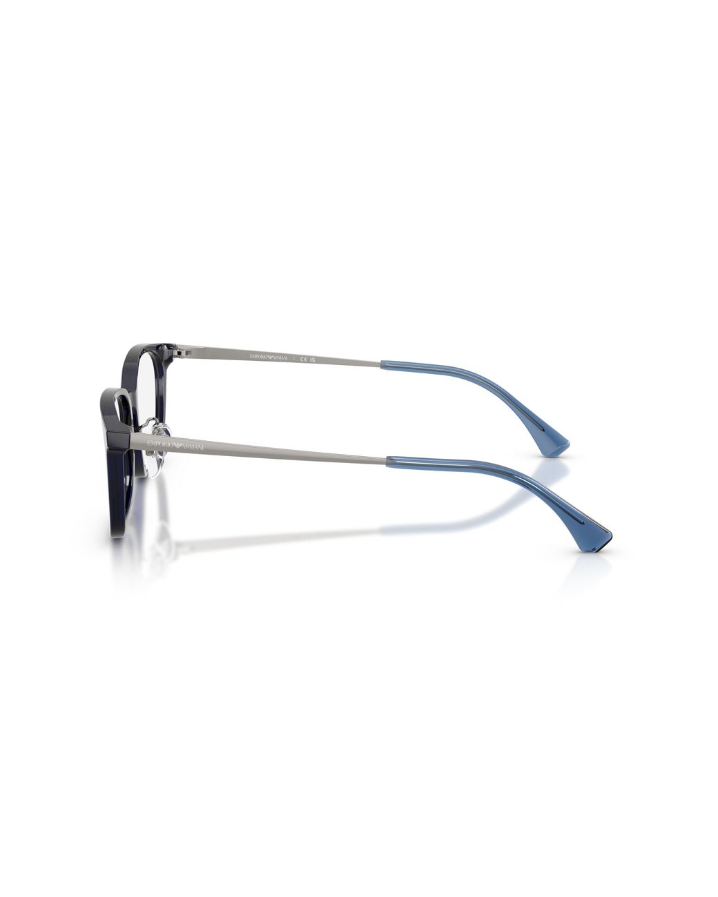 Emporio Armani Black Ea3296D 5358 Optical Frames Acetate Transparent Geometric Normal for men