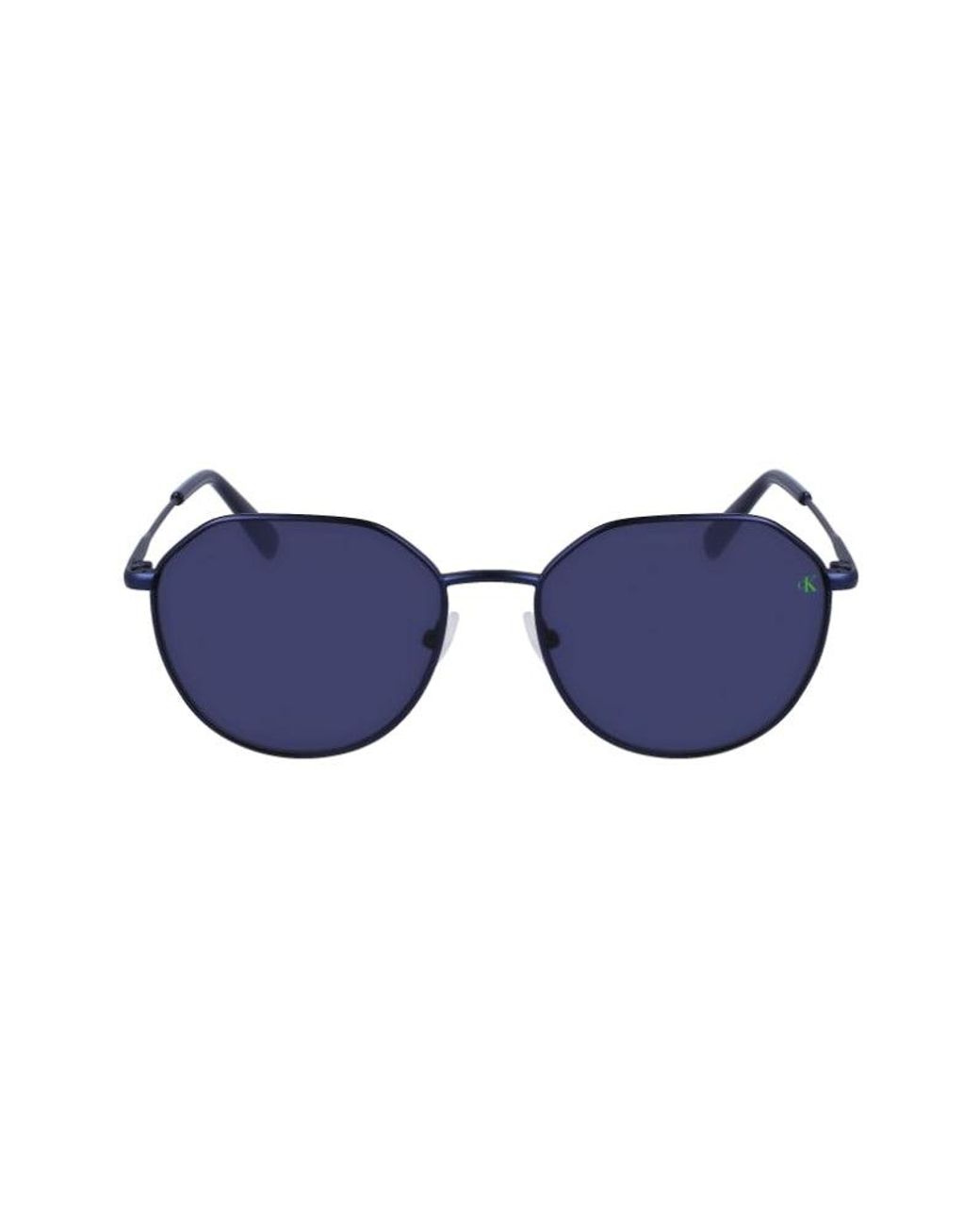 Calvin Klein Black Ckj23201S 400 Sunglasses Metal Round Normal Normal