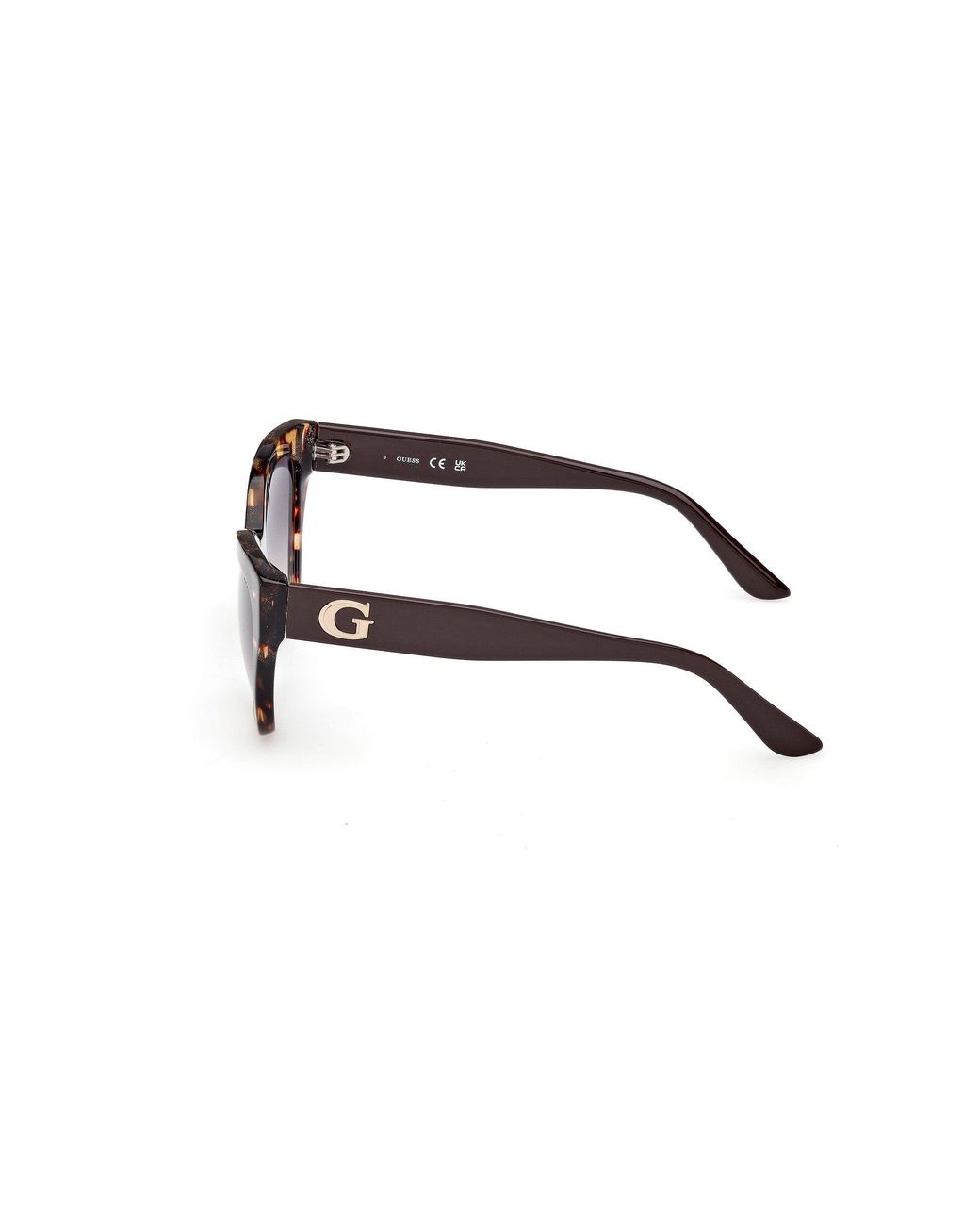 Guess Black Gu00204 52B Sunglasses Acetate Grigio Cat Eye Normal Sfumato