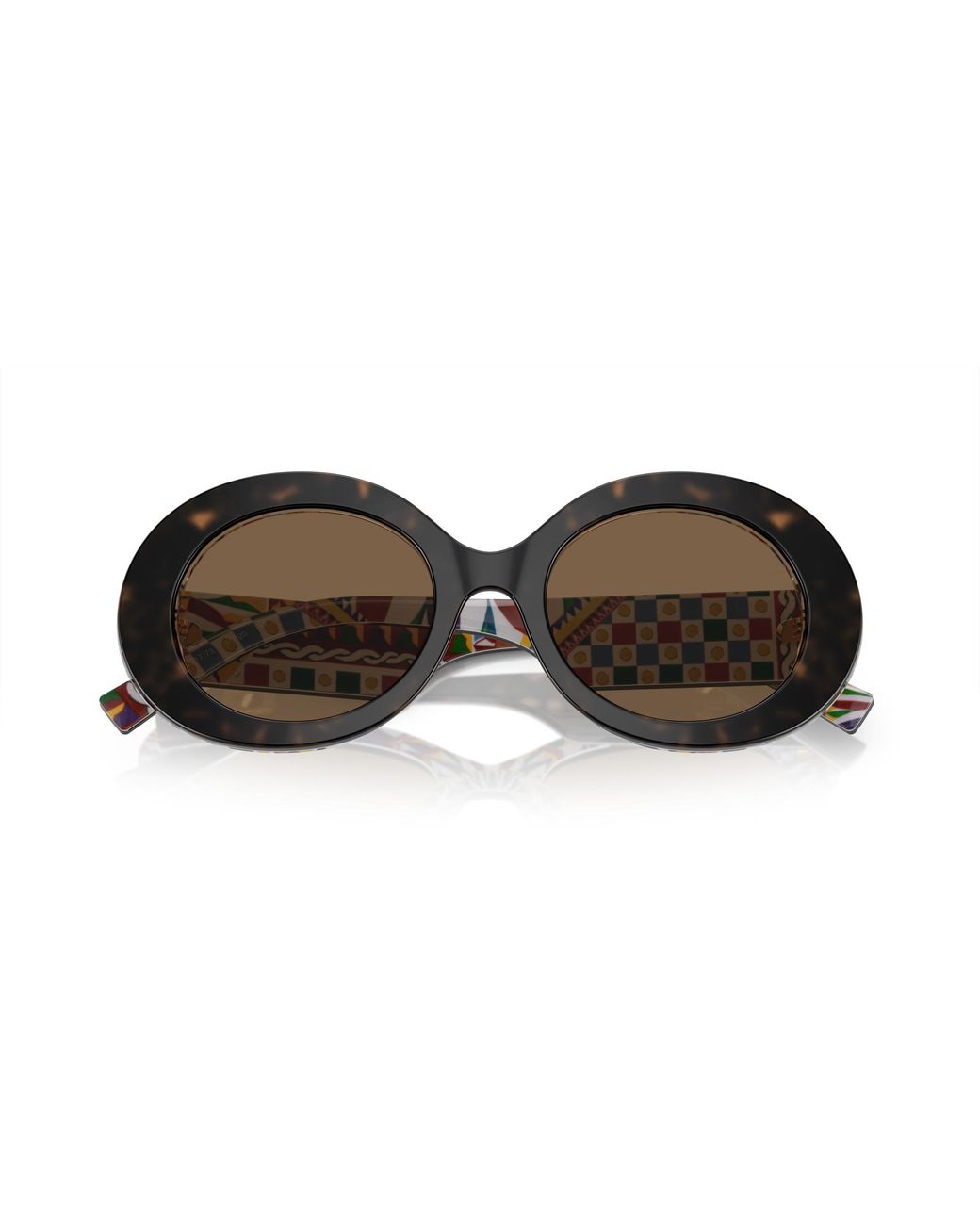 Dolce & Gabbana Black Dg4448 321773 Sunglasses Acetate Round Normal