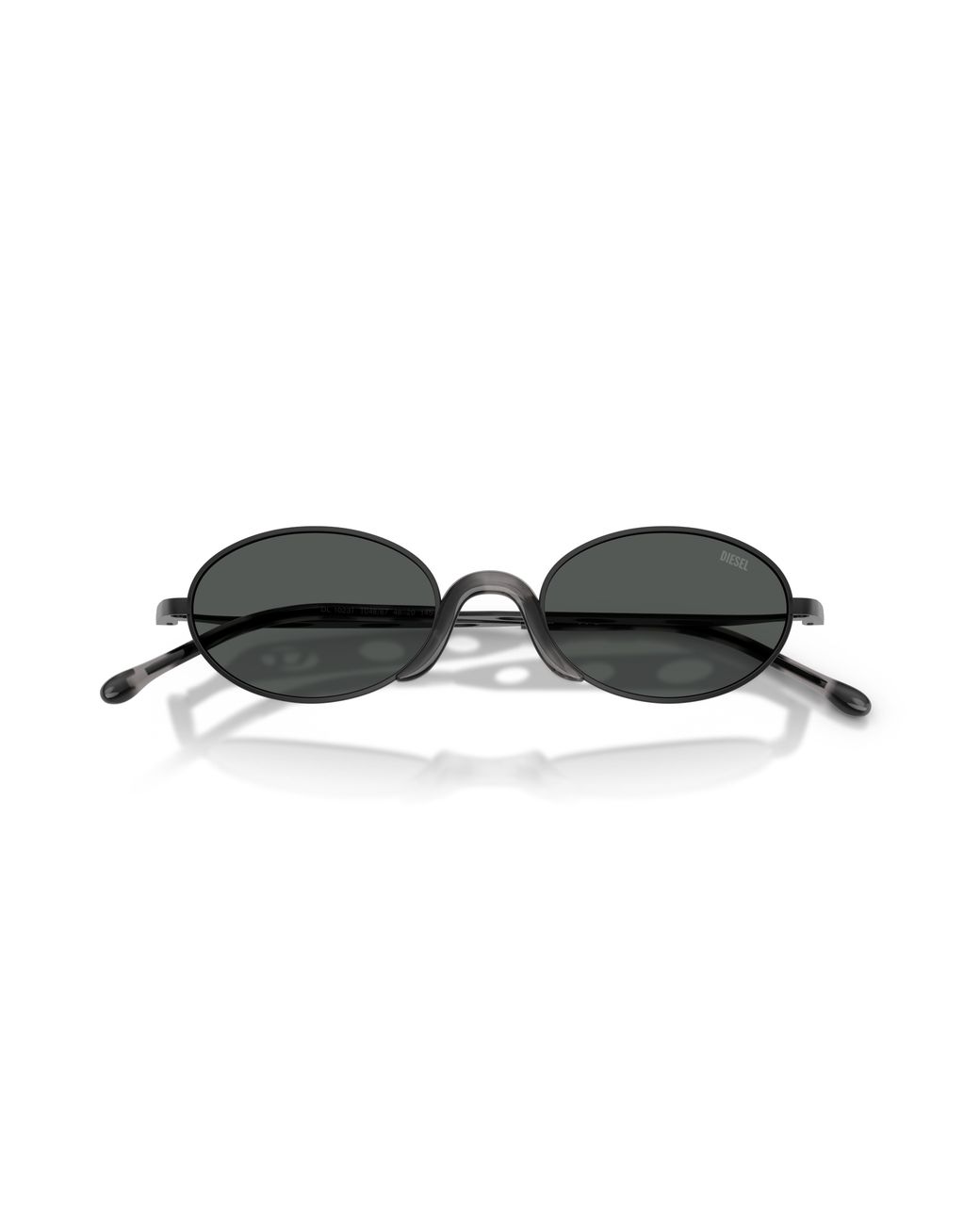 DIESEL Black Dl1023T 104887 Sunglasses Titanium Round Normal
