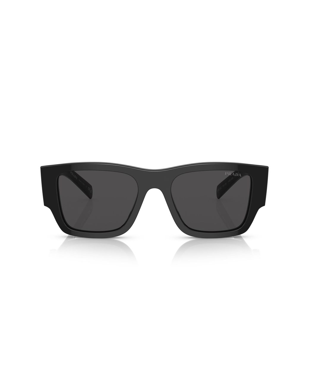 Prada Black Pr 10Zs 1Ab5S0 Sunglasses Acetate Pillow Normal for men