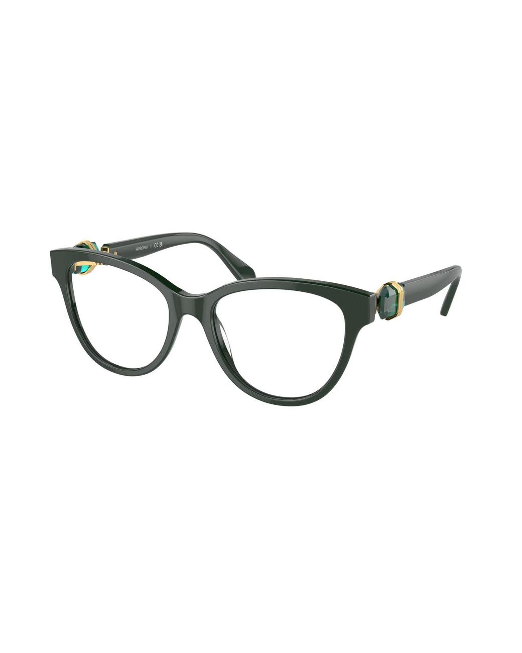 Swarovski Black Sk2004 1026 Optical Frames Acetate Round Normal