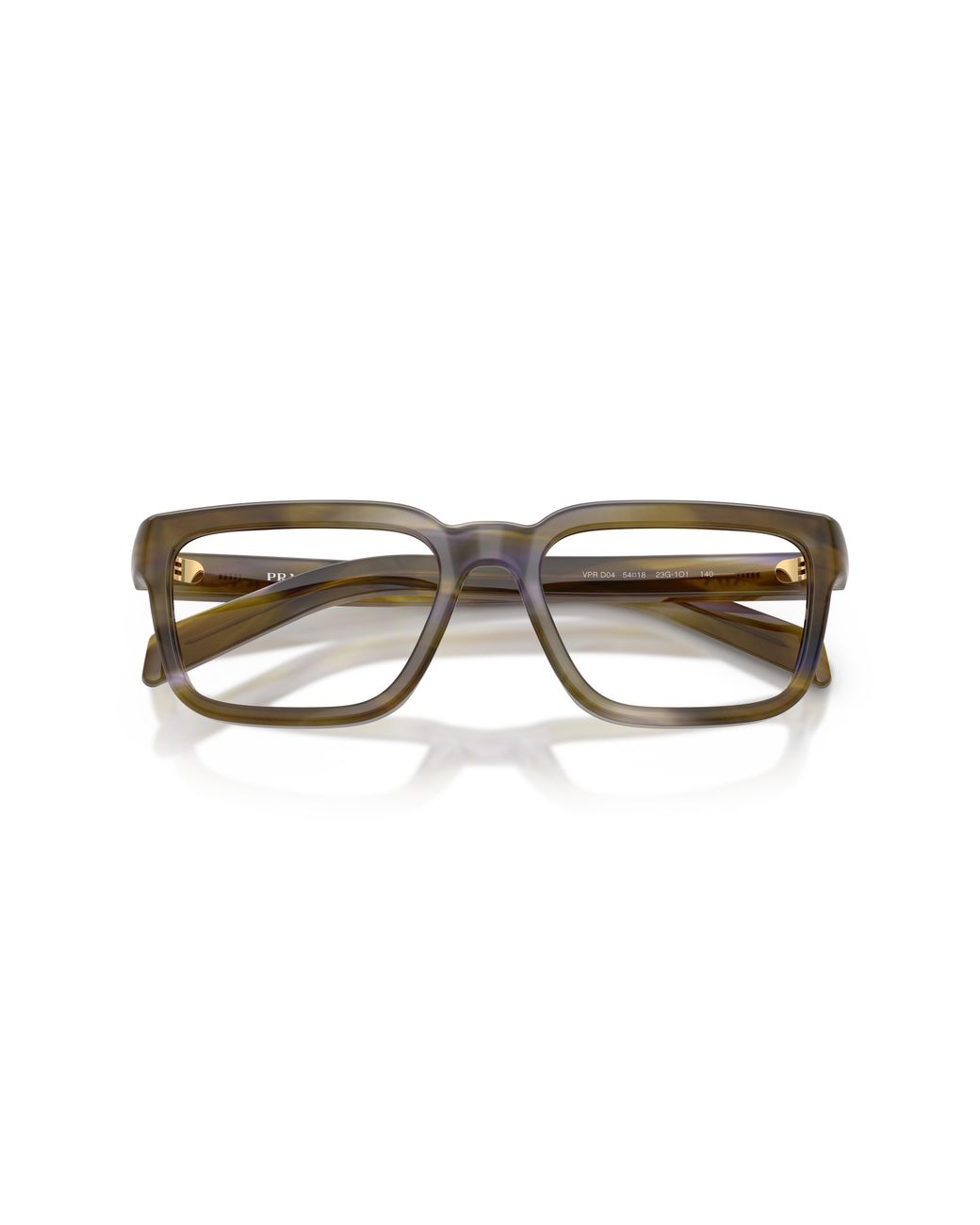 Prada Black Pr D04V 23G1O1 Optical Frames Acetate Transparent Pillow Normal