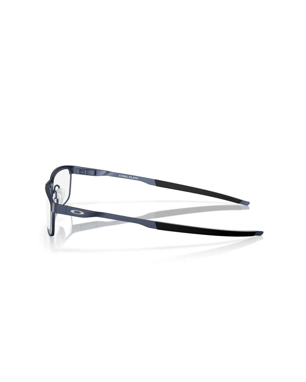 Oakley Black Ox3222 Steel Plate 322201 Optical Frames Metal Squared Normal for men