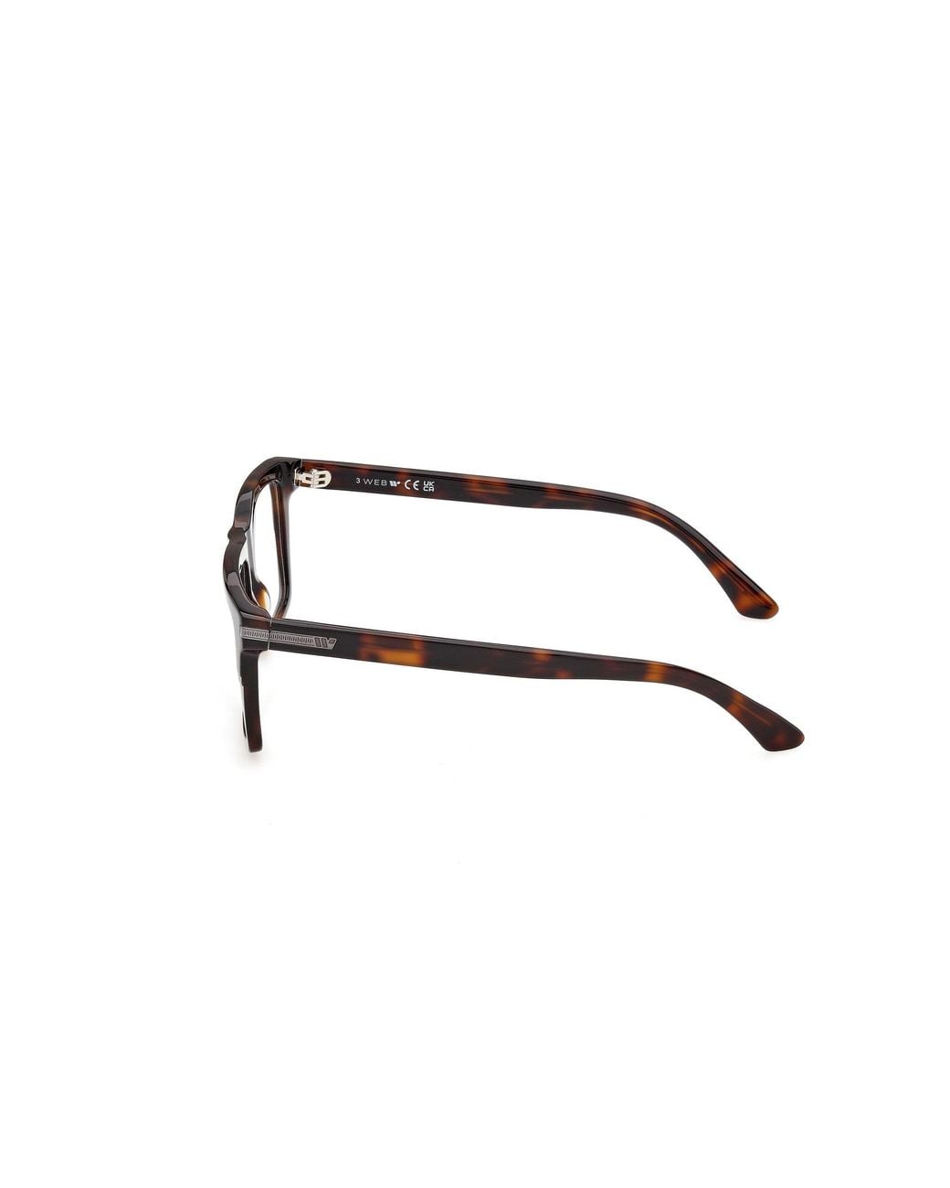 Web Black We5483 52 Optical Frames Acetate Squared Normal for men