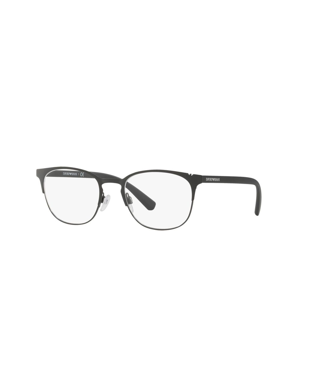 Emporio Armani Black Ea1059 3001 Optical Frames Metal Round Normal for men