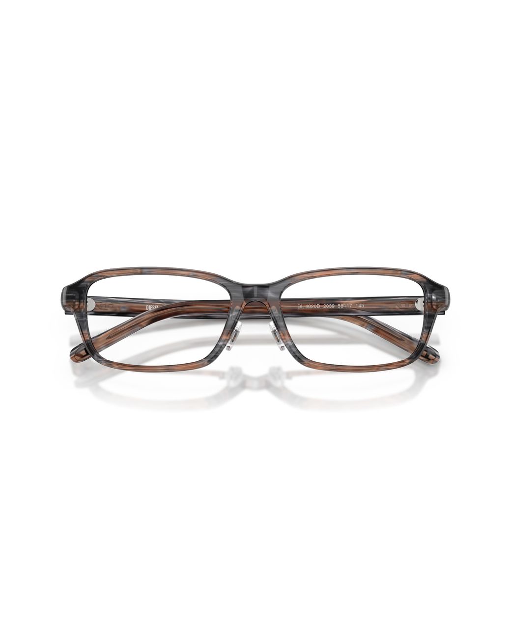 DIESEL Black Dl4020D 2039 Optical Frames Acetate Transparent Round Normal