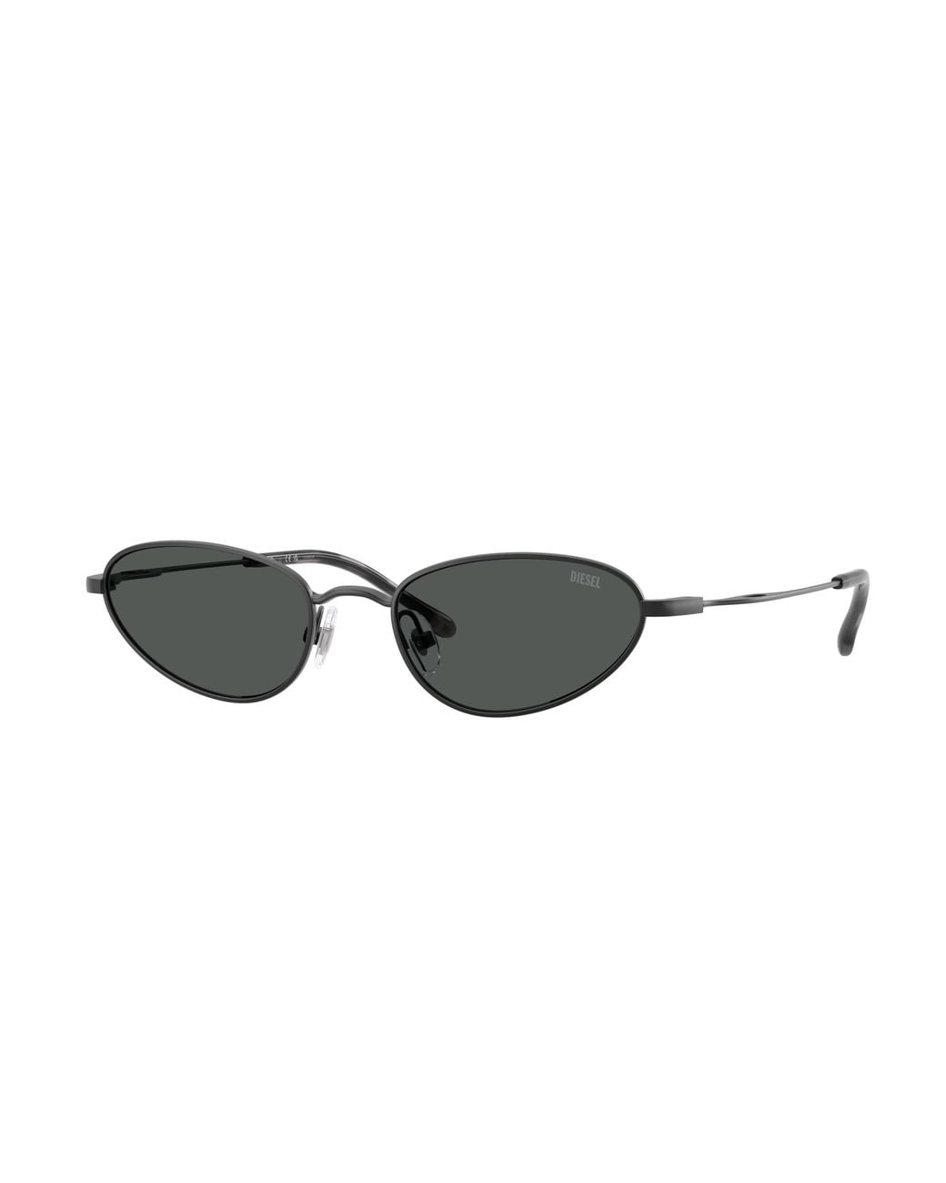 DIESEL Black Dl1024T 104887 Sunglasses Titanium Cat Eye Normal