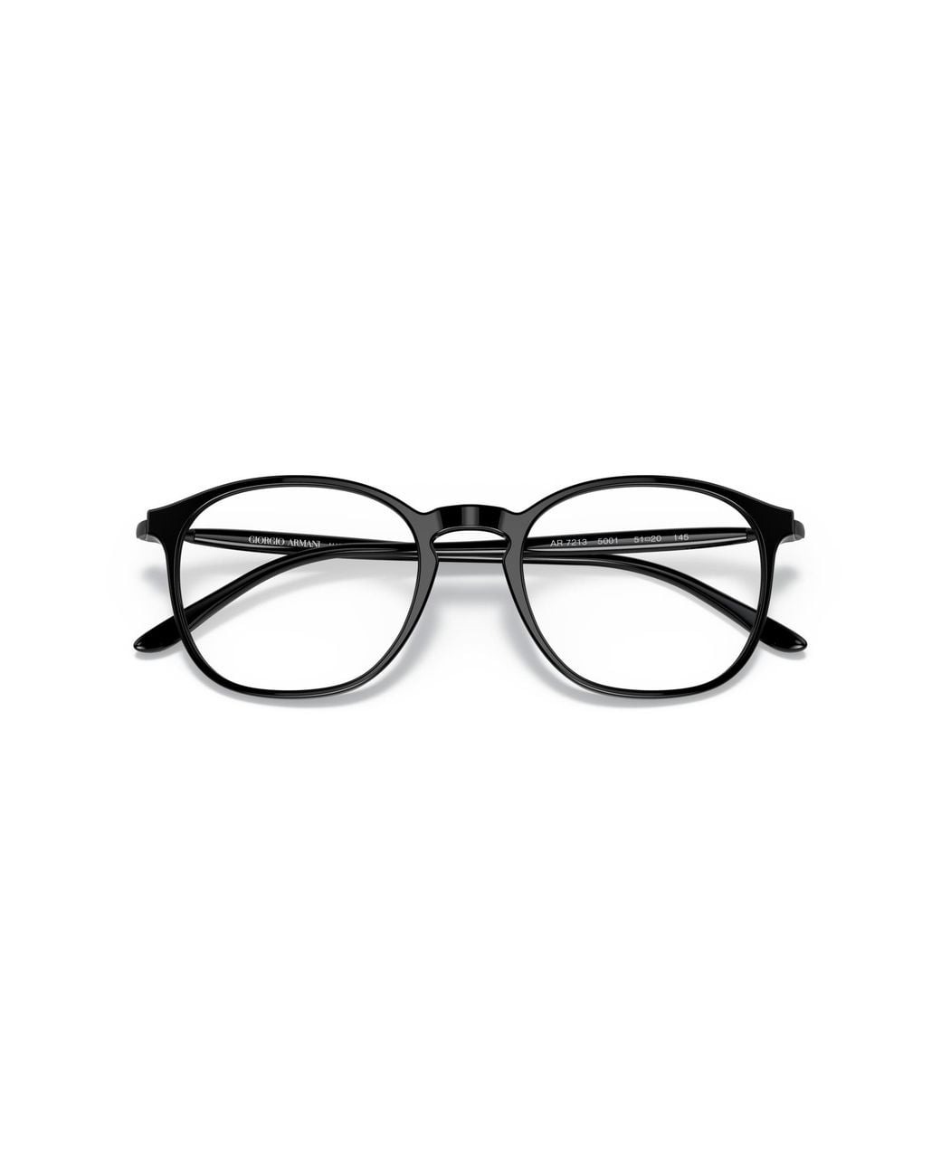 Giorgio Armani Black Ar7213 5001 Optical Frames Acetate Pantos Normal for men