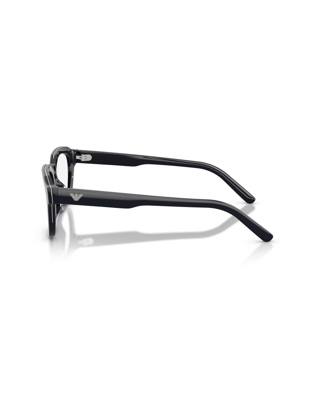 Emporio Armani Black Ea3291U 6457 Optical Frames Acetate Transparent Geometric Normal for men
