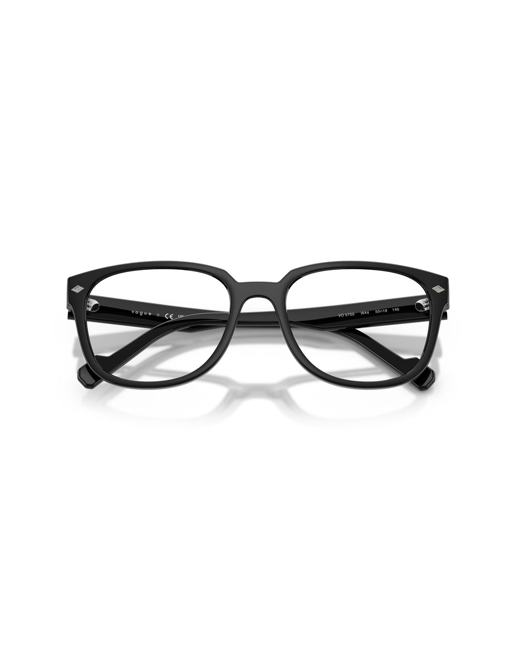 Vogue Eyewear Black Vo5755 W44 Optical Frames Acetate Transparent Squared Normal for men