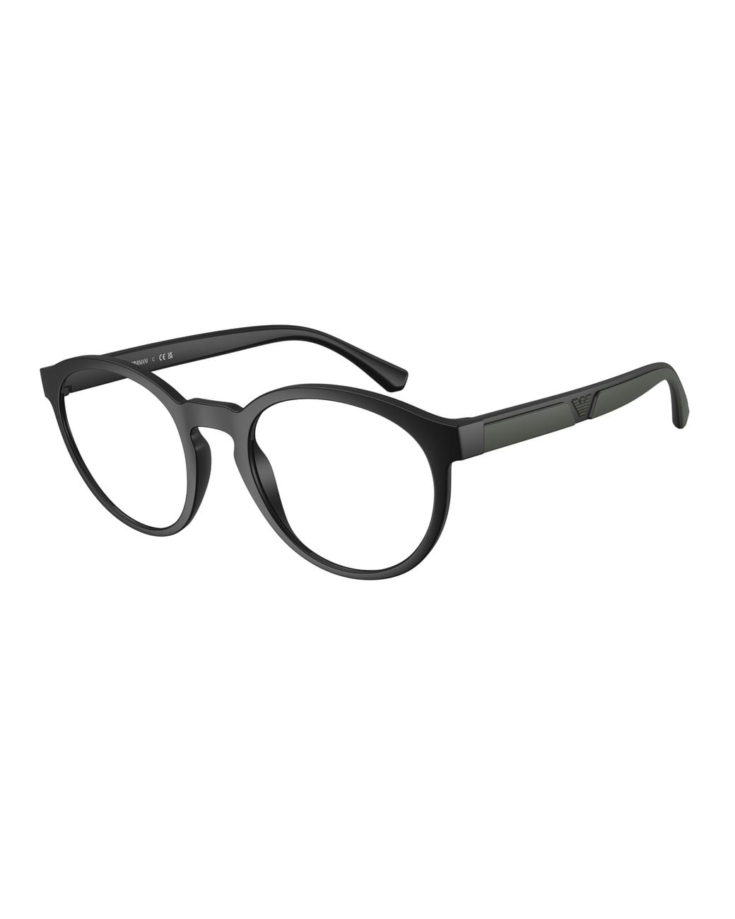 Emporio Armani Black Ea4152V 5042 Optical Frames Injected Transparent Pantos Normal for men