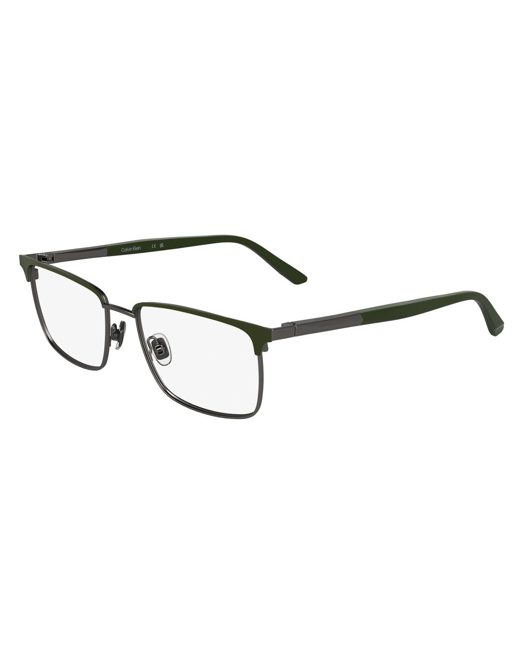 Calvin Klein Black Ck25106 330 Optical Frames Metal Squared Normal for men