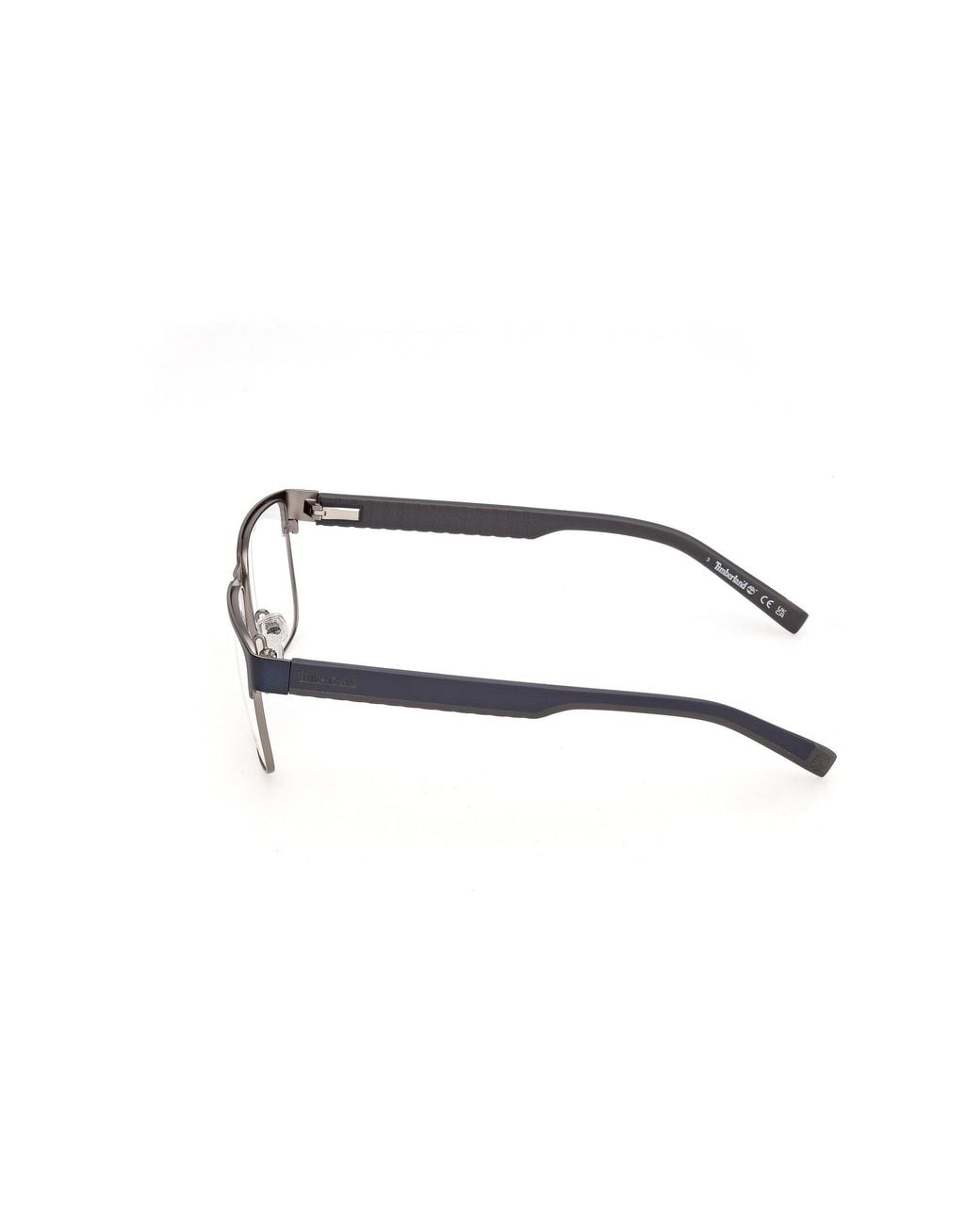 Timberland Black Tb50117 91 Optical Frames Metal Squared Normal for men