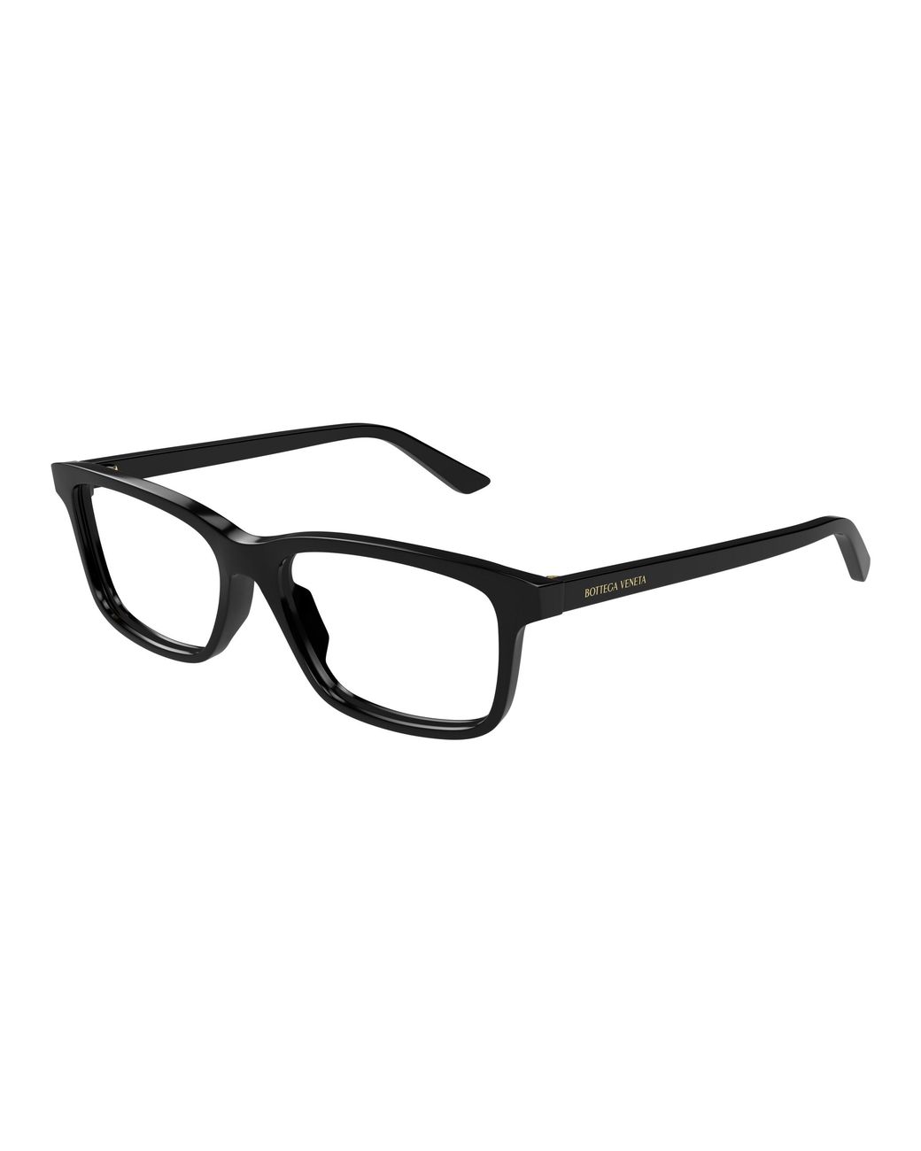 Bottega Veneta Black Bv1314O 001 Optical Frames Acetate Transparent Squared for men