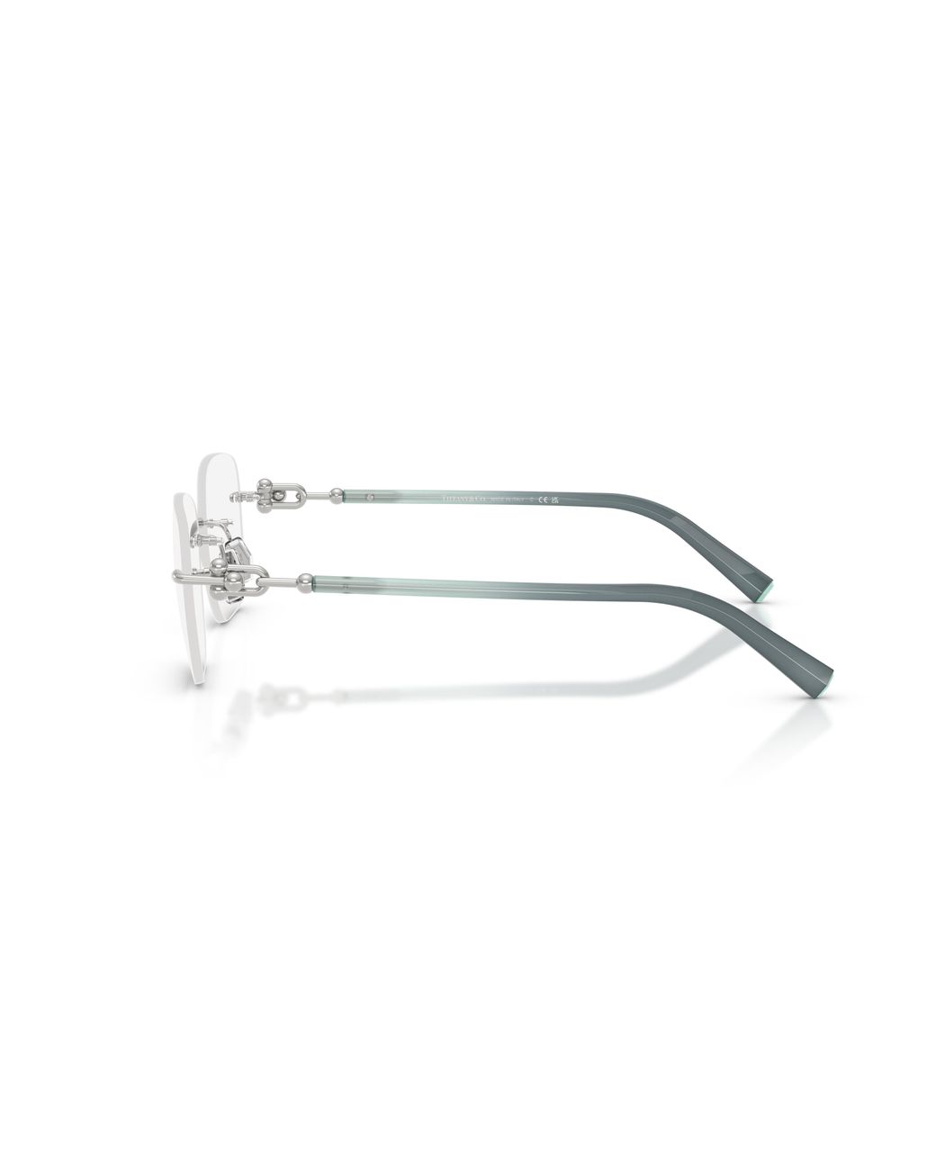 Tiffany & Co Black Tf1170D 6001 Optical Frames Metal Squared Normal