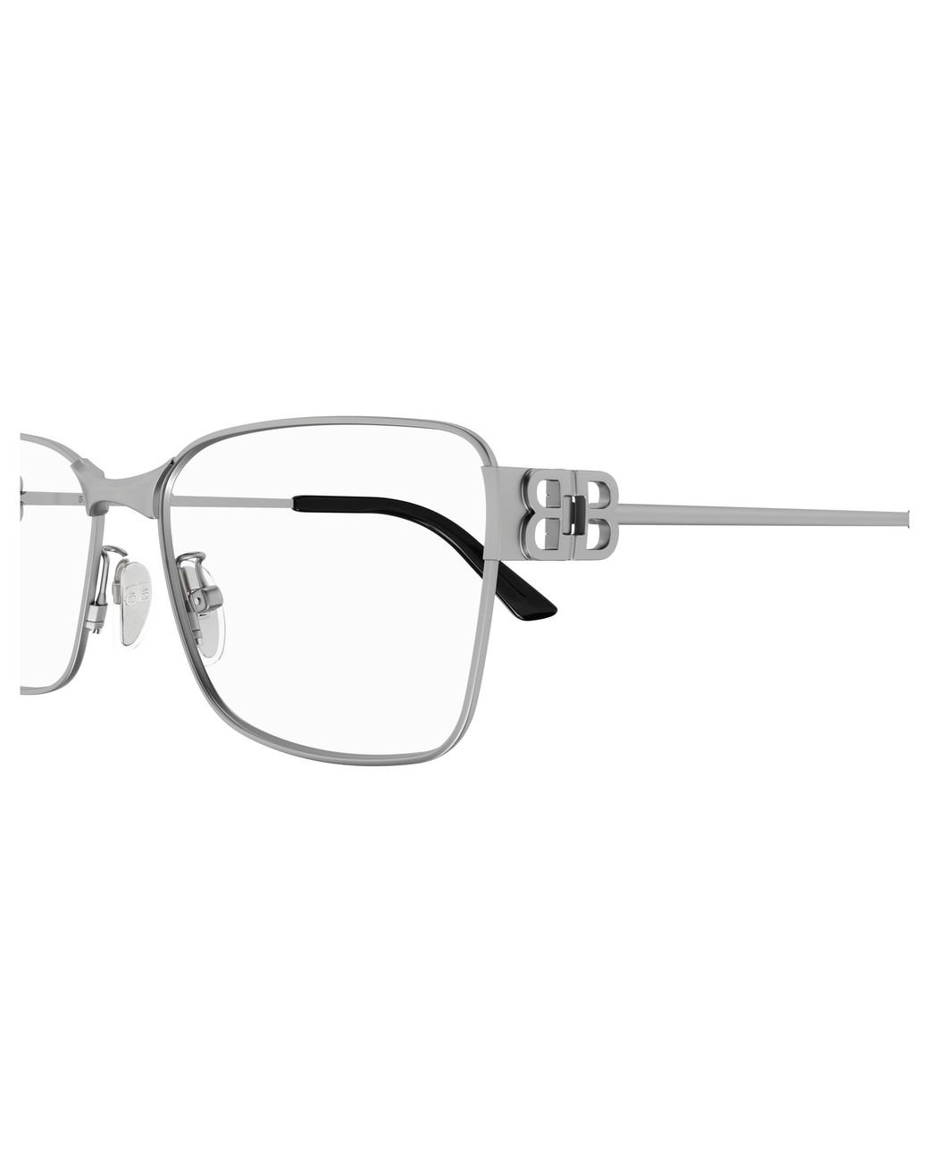 Balenciaga Black Bb0375Oa 002 Optical Frames Acetate Transparent Squared