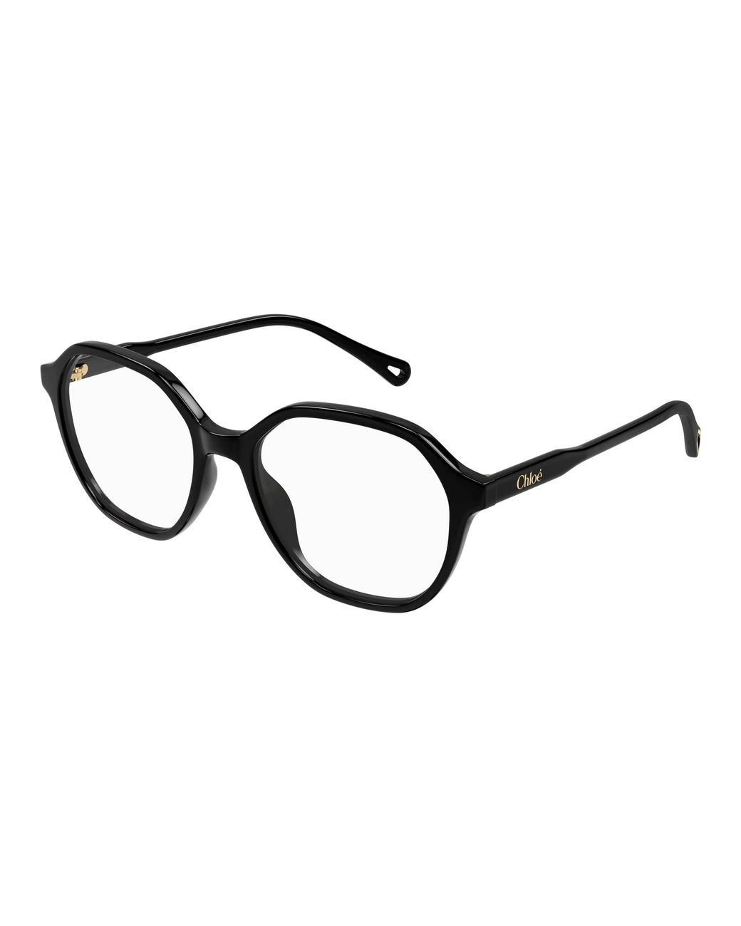 Chloé Black Ch0312O 001 Optical Frames Acetate Transparent Squared