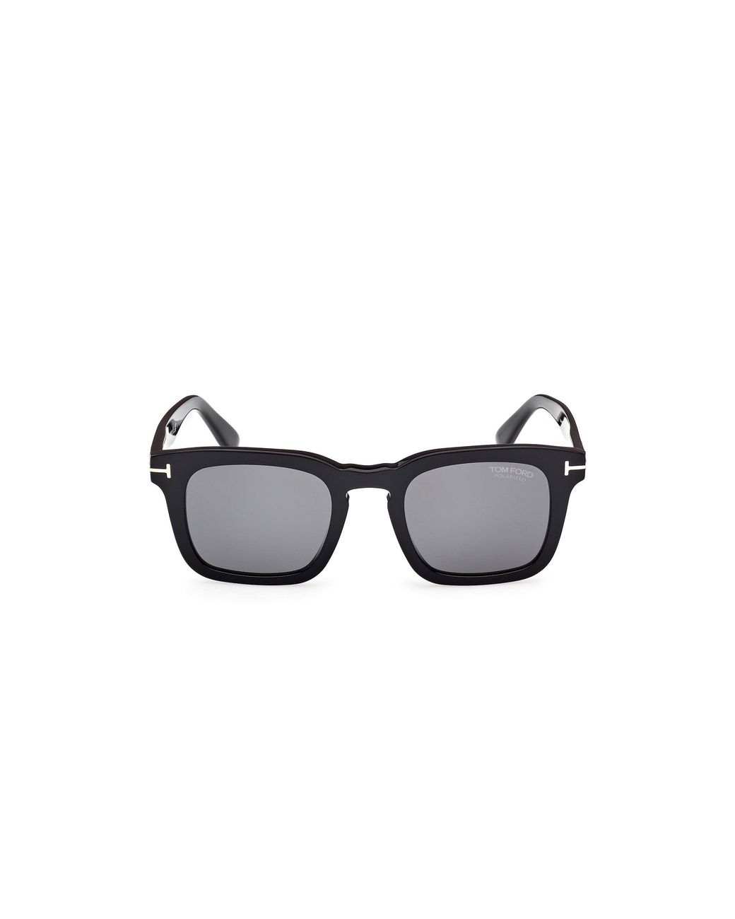 Tom Ford Black Ft0751 Dax 01D Sunglasses Acetate Smoke Squared Polarized for men