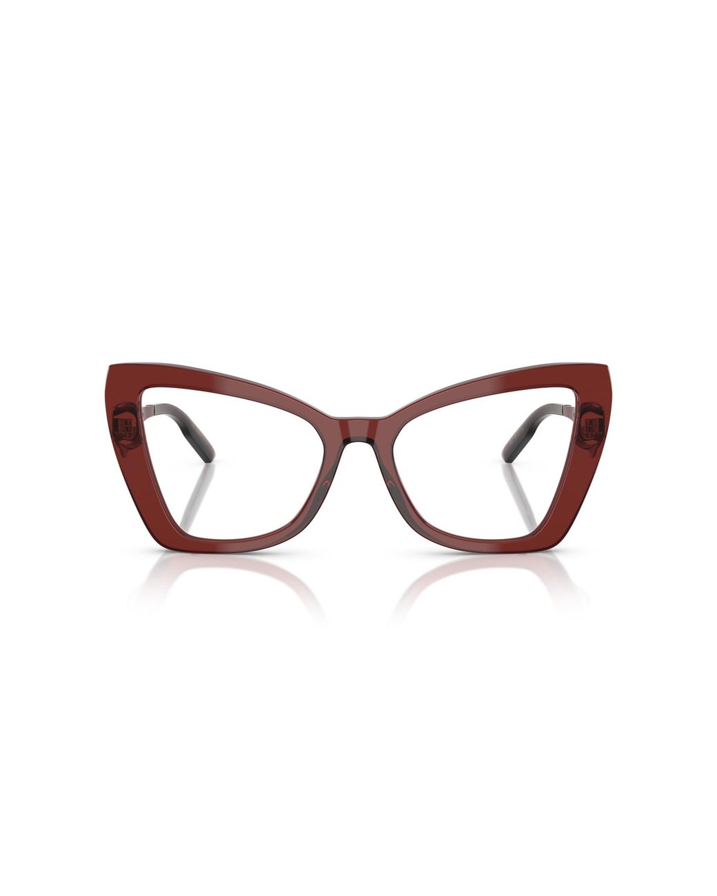 Dolce & Gabbana Black Dg3409 3045 Optical Frames Acetate Transparent Cat Eye Normal