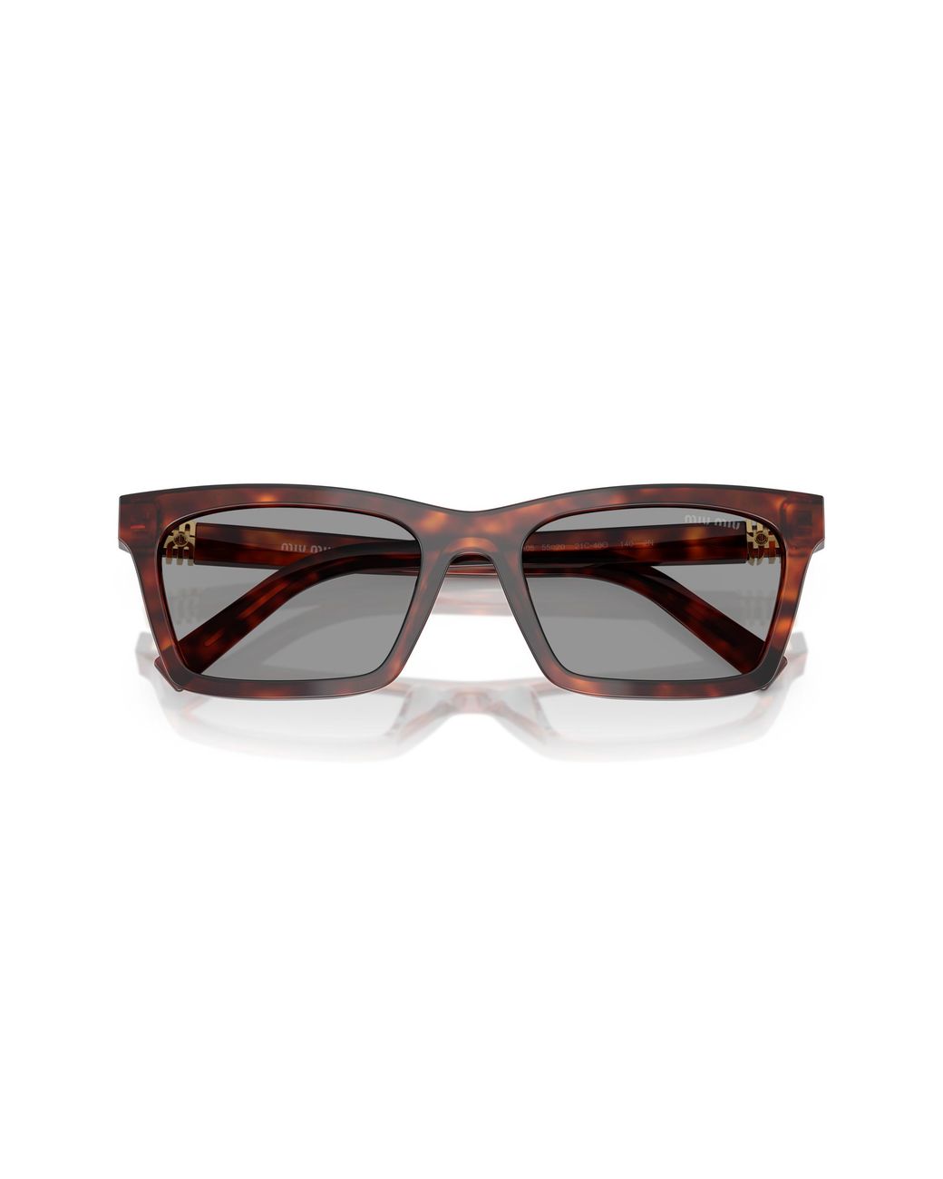 Miu Miu Black Mu A05S 21C40O Sunglasses Acetate Squared Normal