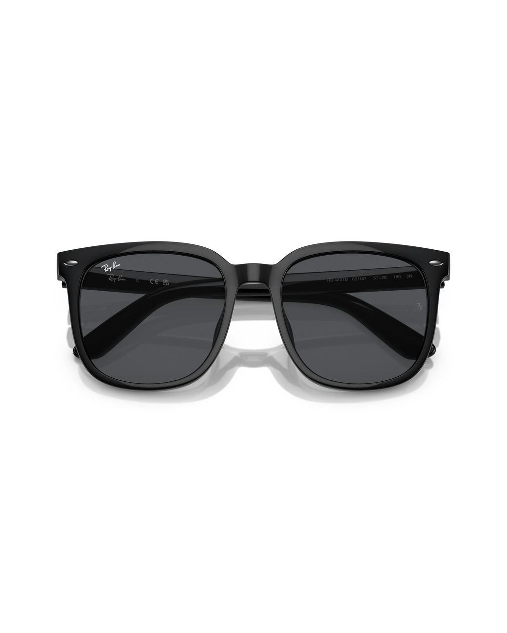 Ray-Ban Black Rb4401d Square Sunglasses