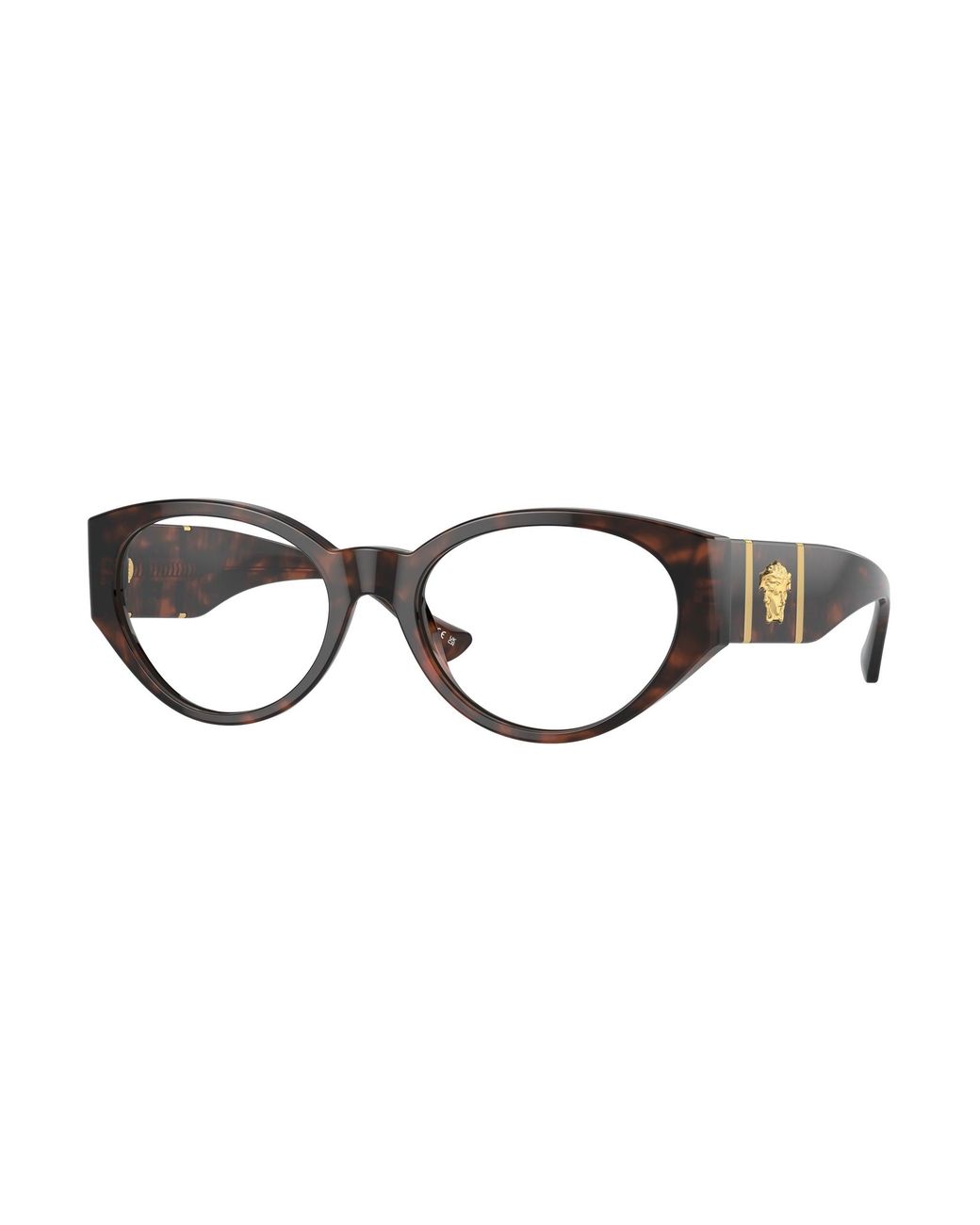 Versace Black Ve3345 5429 Optical Frames Acetate Round