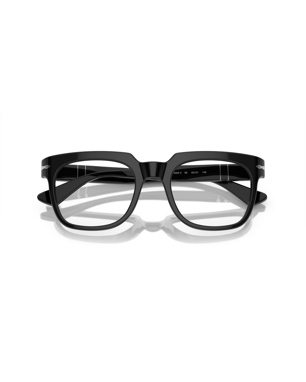 Persol Black Po3325V 95 Optical Frames Acetate Transparent Pillow Normal