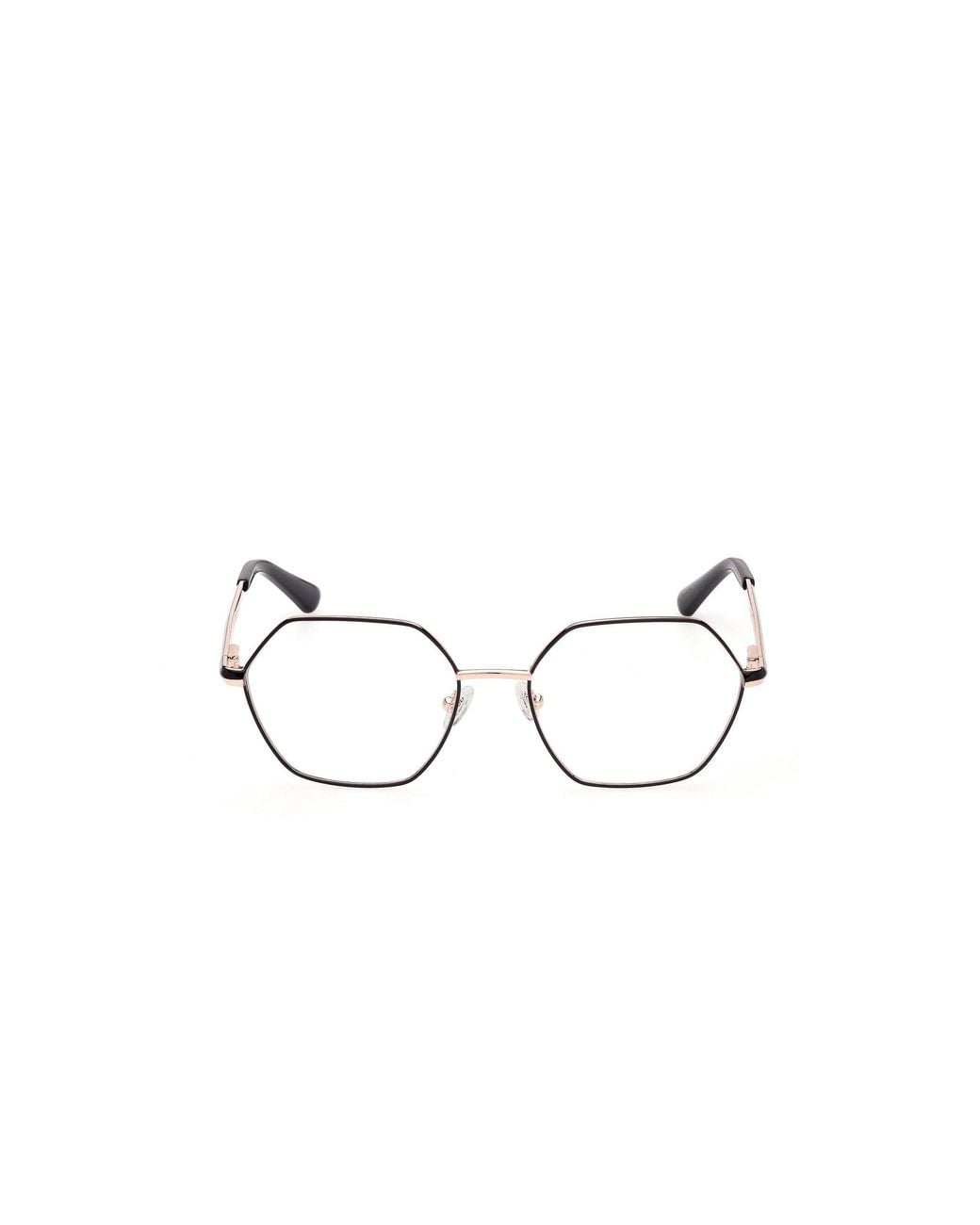 Guess Black Gu2869 005 Optical Frames Metal Geometric Normal