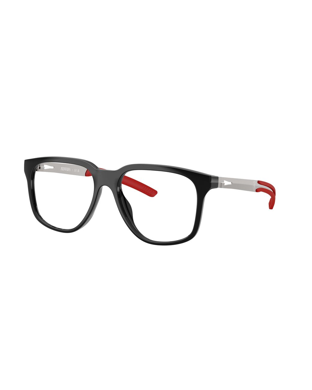 FERRARI SCUDERIA Black Fz8027U 501 Optical Frames Injected Transparent Pillow Normal for men