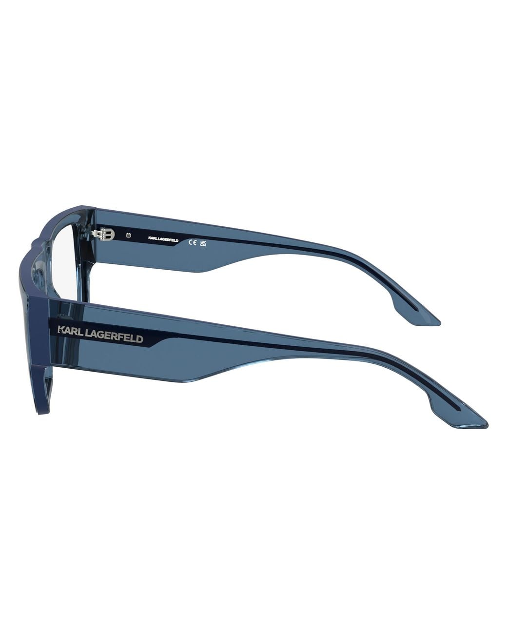 Karl Lagerfeld Black Kl6198 400 Optical Frames Injected Pilot Normal for men