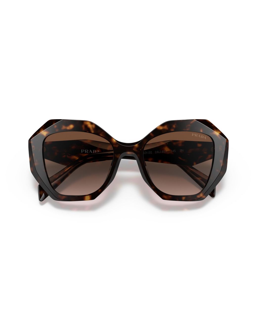 Prada Black Pr 16Ws 2Au6S1 Sunglasses Acetate Geometric Normal Shaded