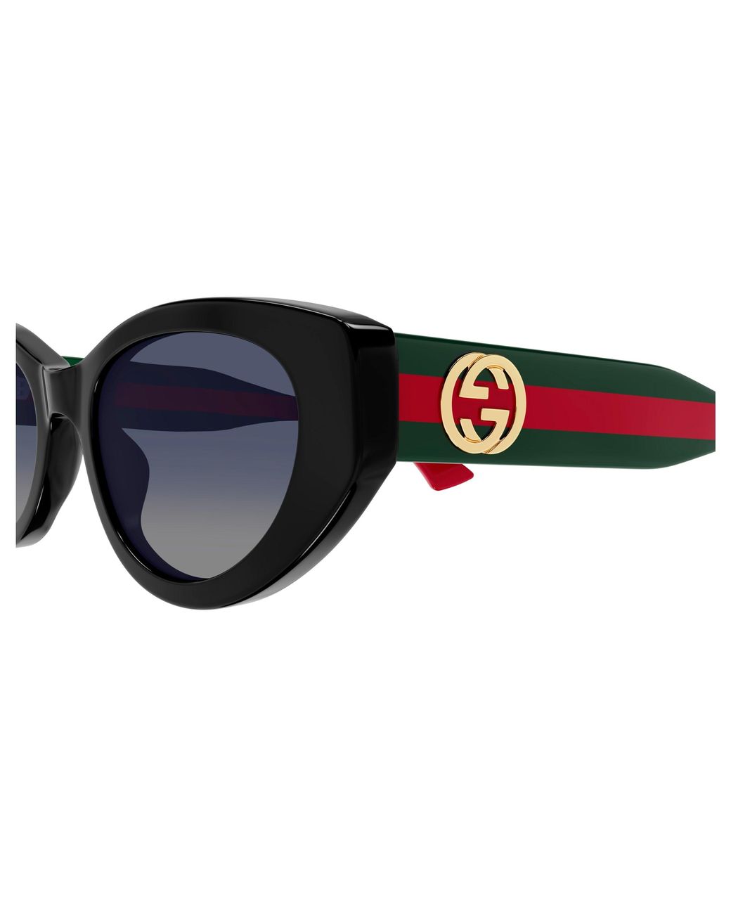 Gucci Black Gg1862S 005 Sunglasses Acetate Cat Eye