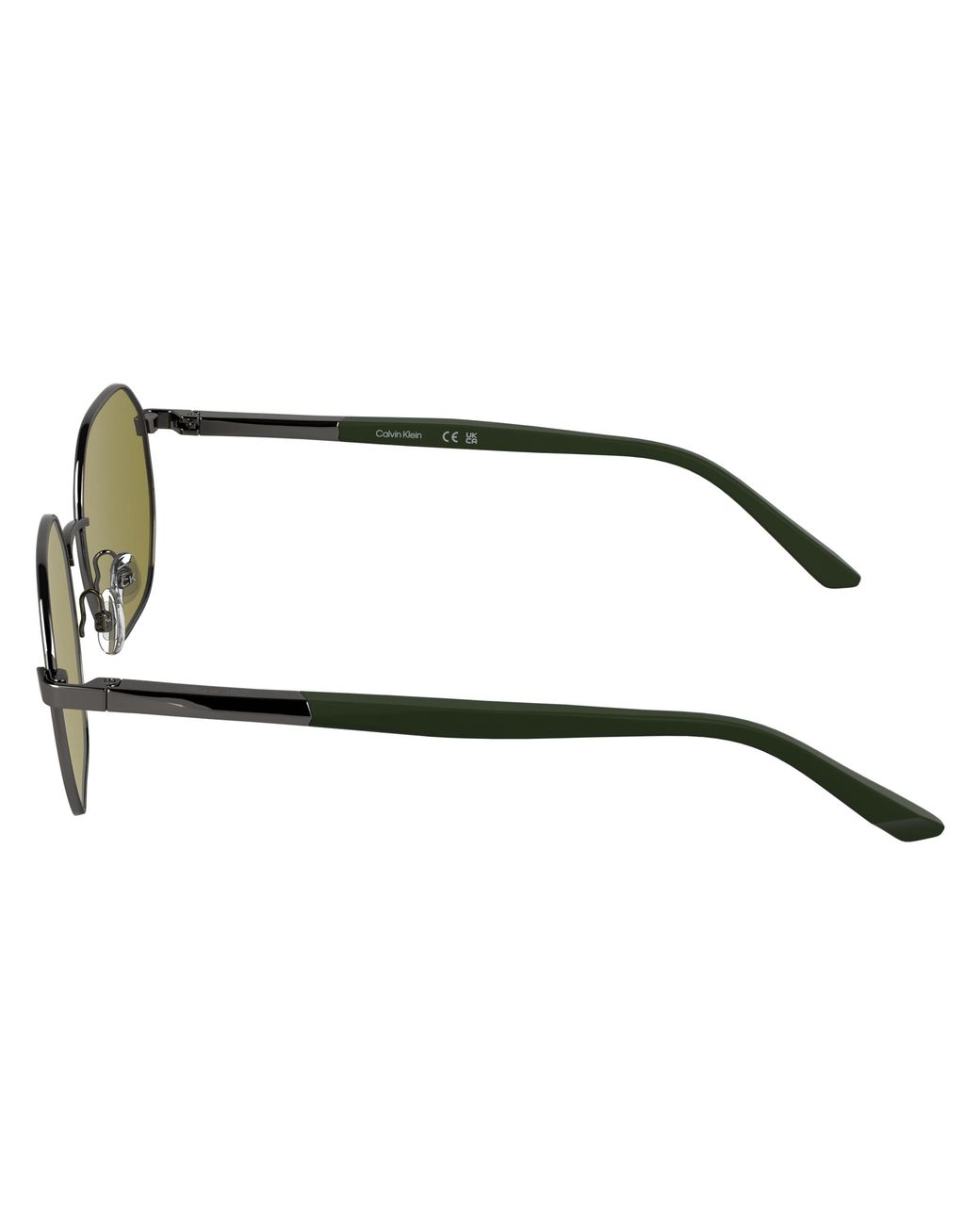 Calvin Klein Black Ck25110S 070 Sunglasses Metal Squared Normal