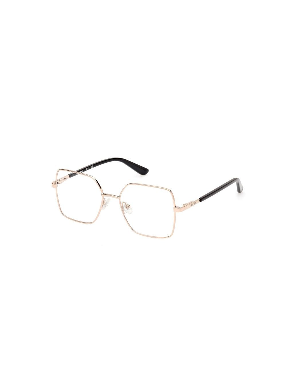 Guess Black Gu8288 032 Optical Frames Metal Squared Normal