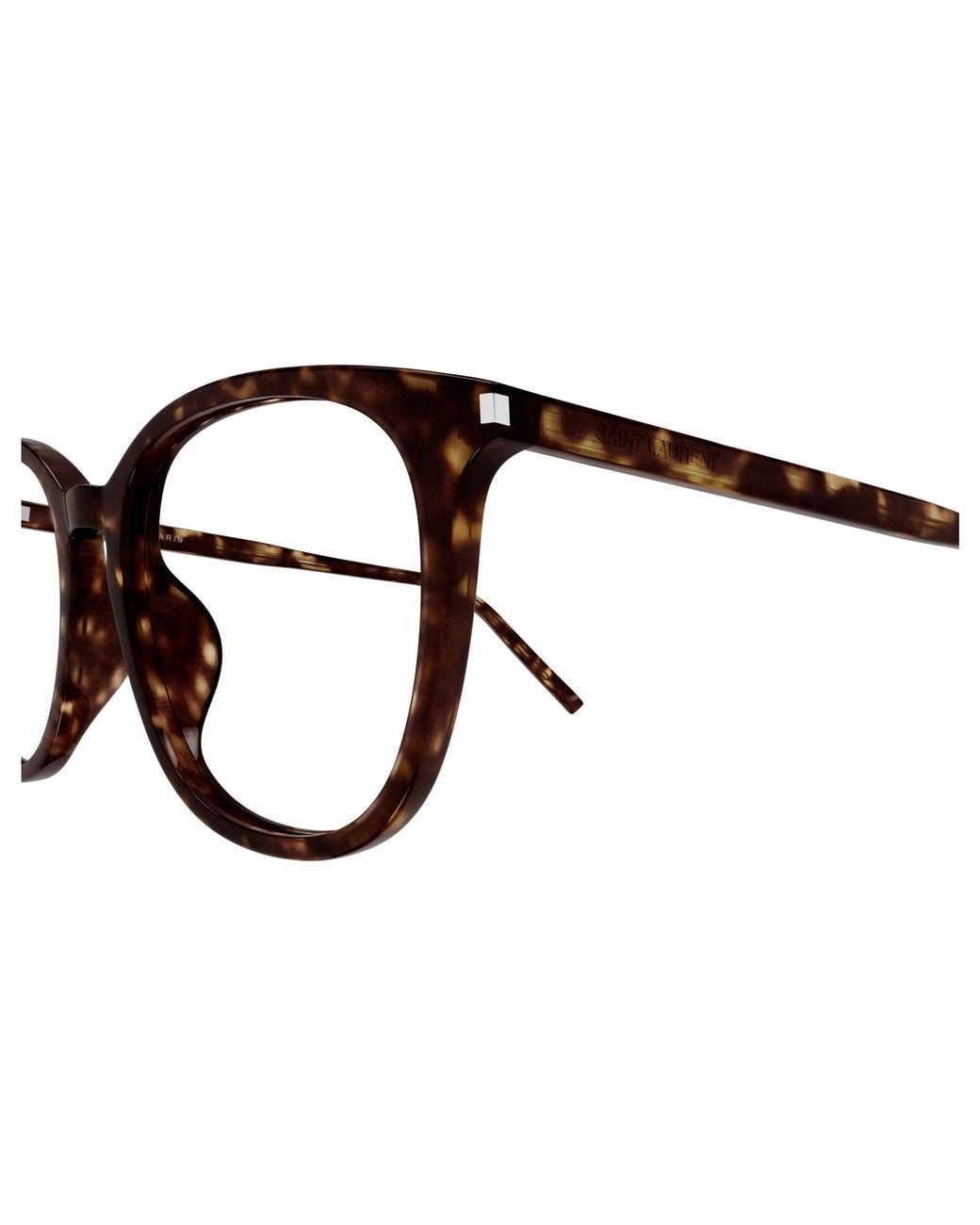 Saint Laurent Black Sl 724/F 002 Optical Frames Acetate Transparent Cat Eye