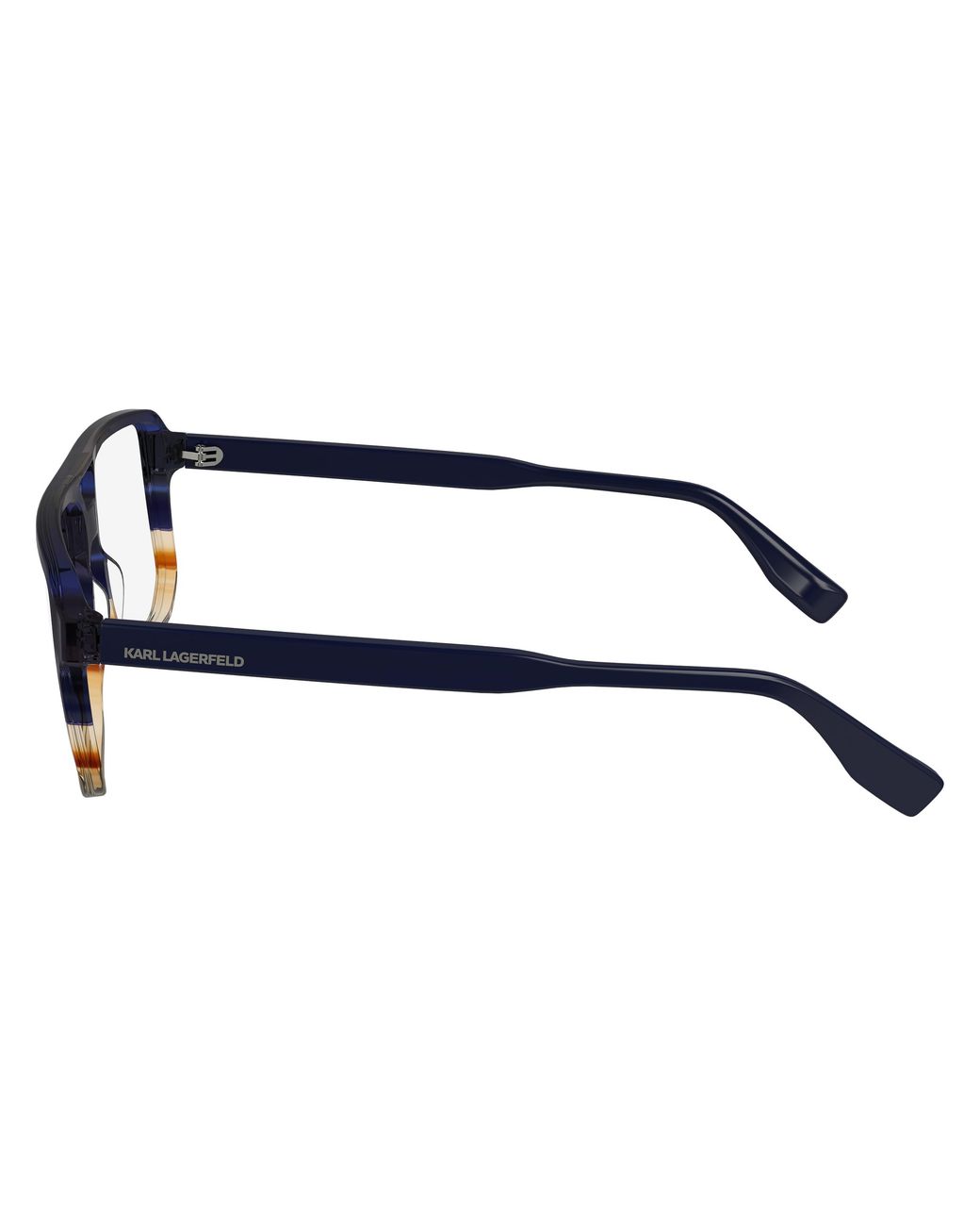 Karl Lagerfeld Black Kl6156 424 Optical Frames Acetate Pilot Normal Normal for men