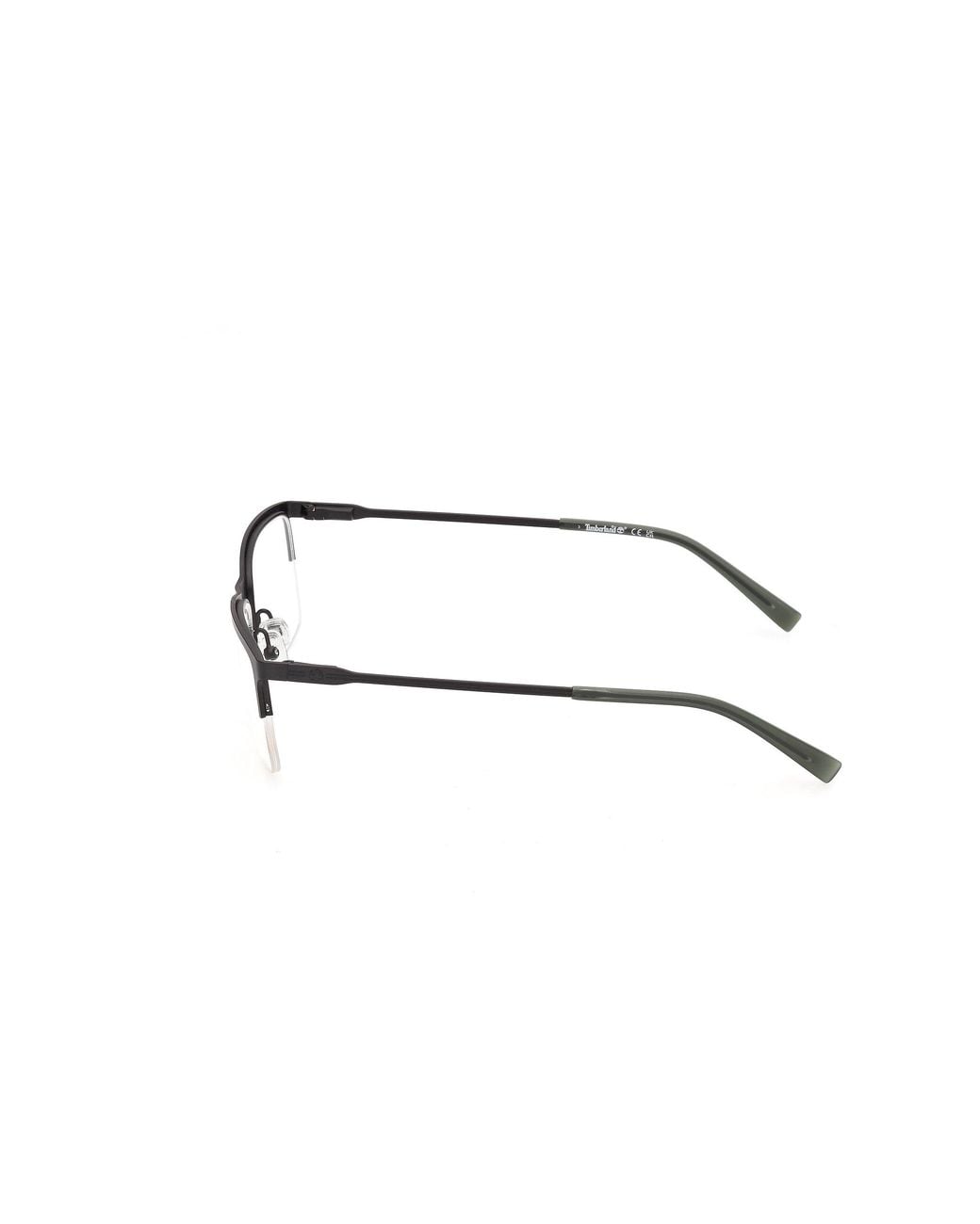 Timberland Black Tb50120 2 Optical Frames Metal Squared Normal for men