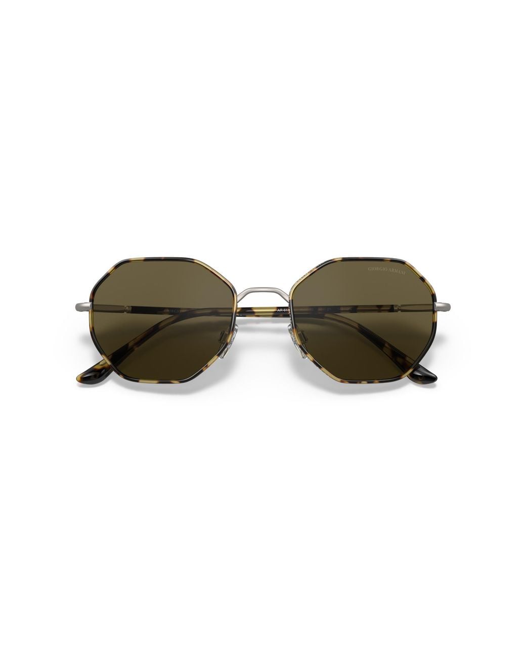 Giorgio Armani Black Ar6112J 300373 Sunglasses Metal Squared Normal for men