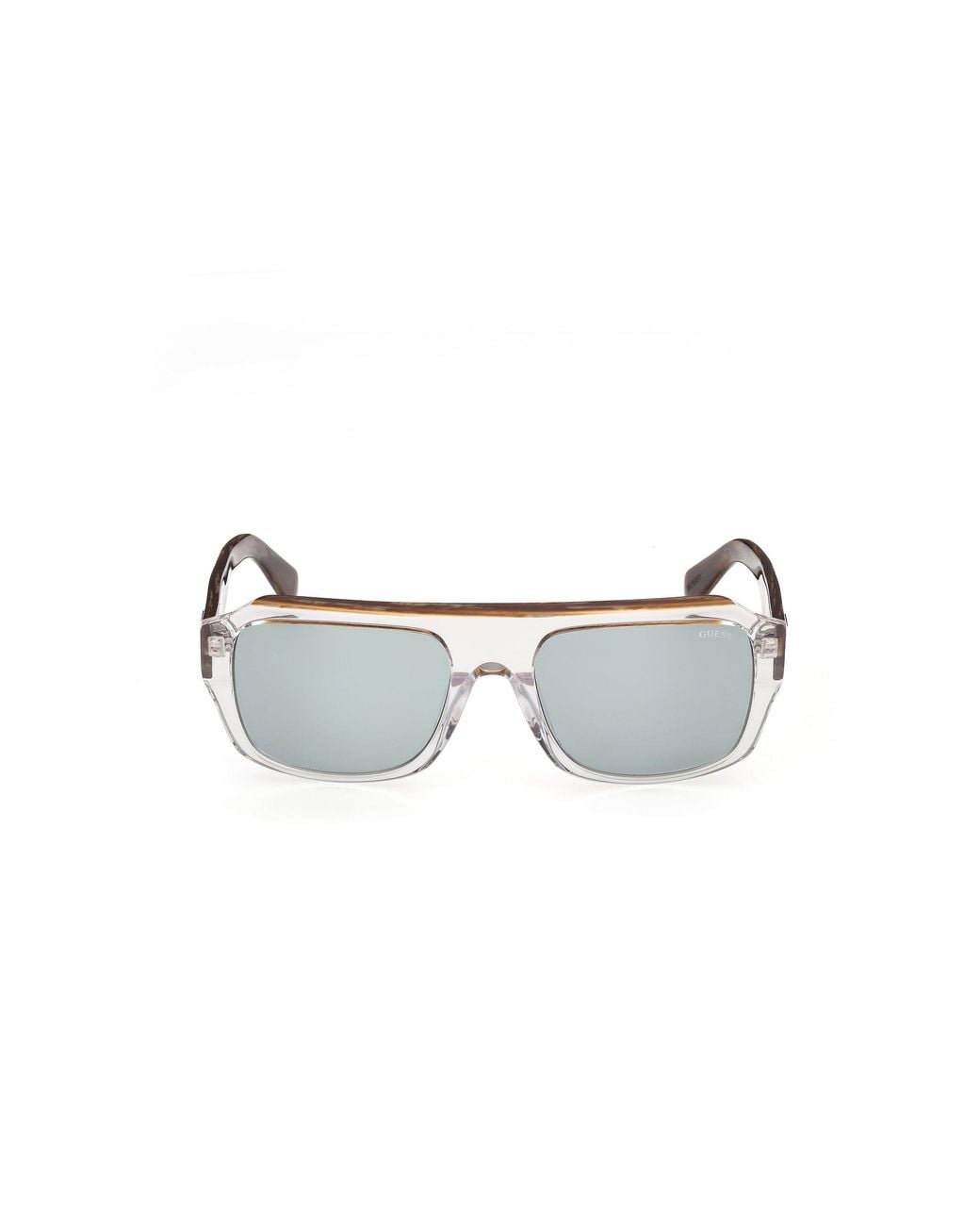 Guess Black Gu00367 26N Sunglasses Acetate Squared Normal for men