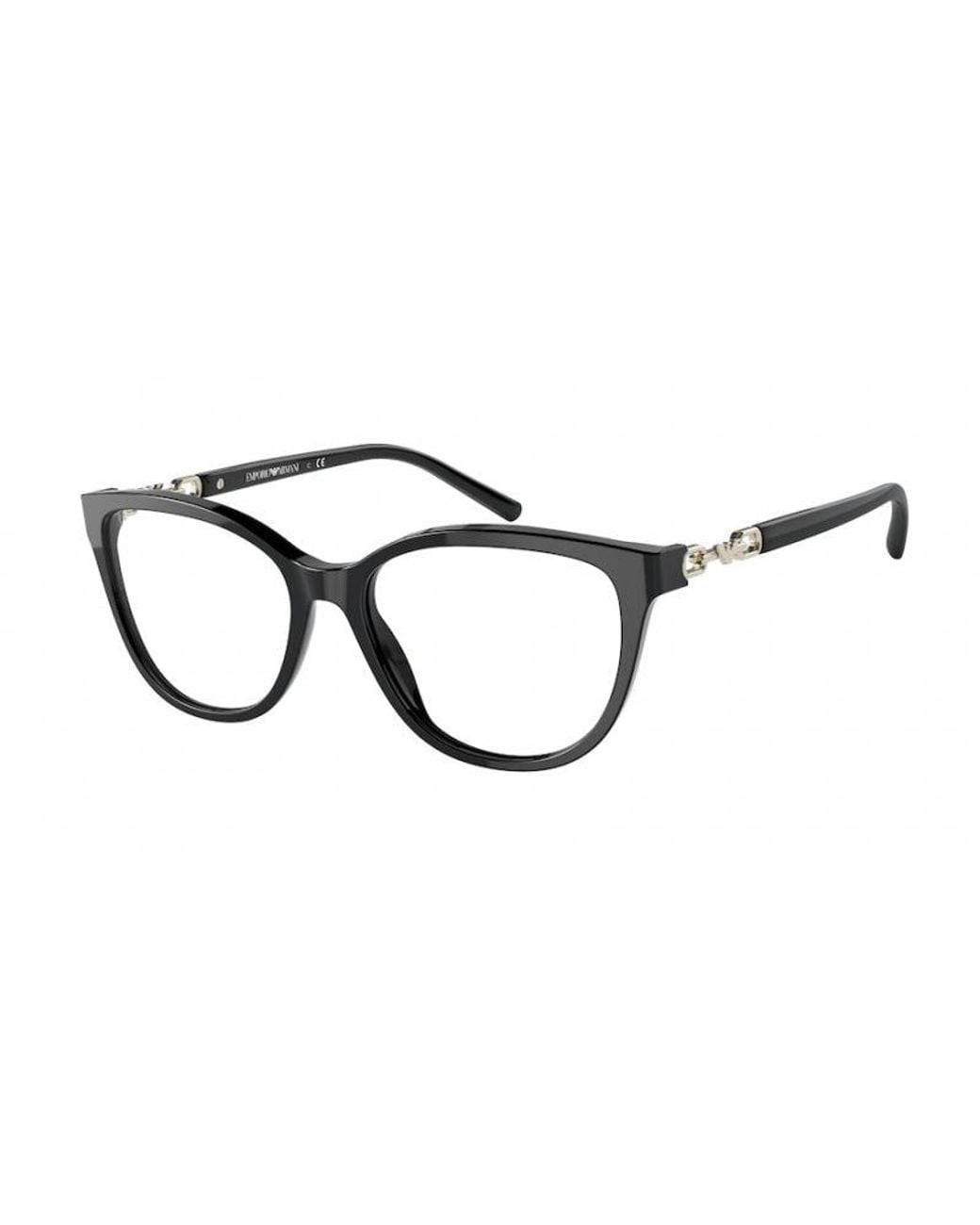 Emporio Armani Black Ea3190 5001 Optical Frames Acetate Pillow Normal
