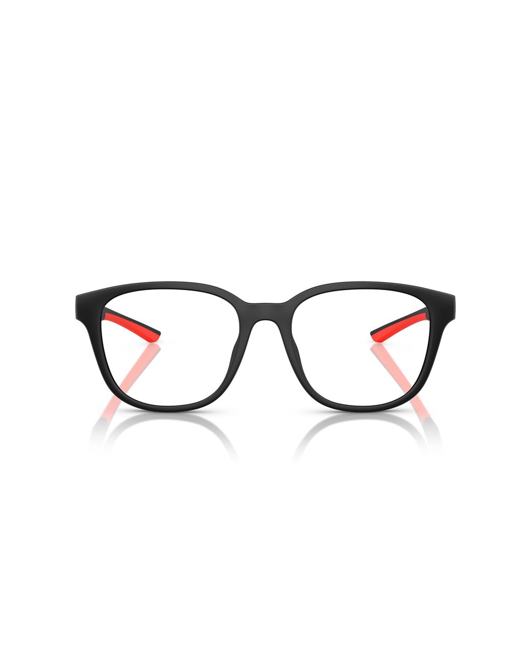 FERRARI SCUDERIA Black Fz8015U 504 Optical Frames Injected Round Normal