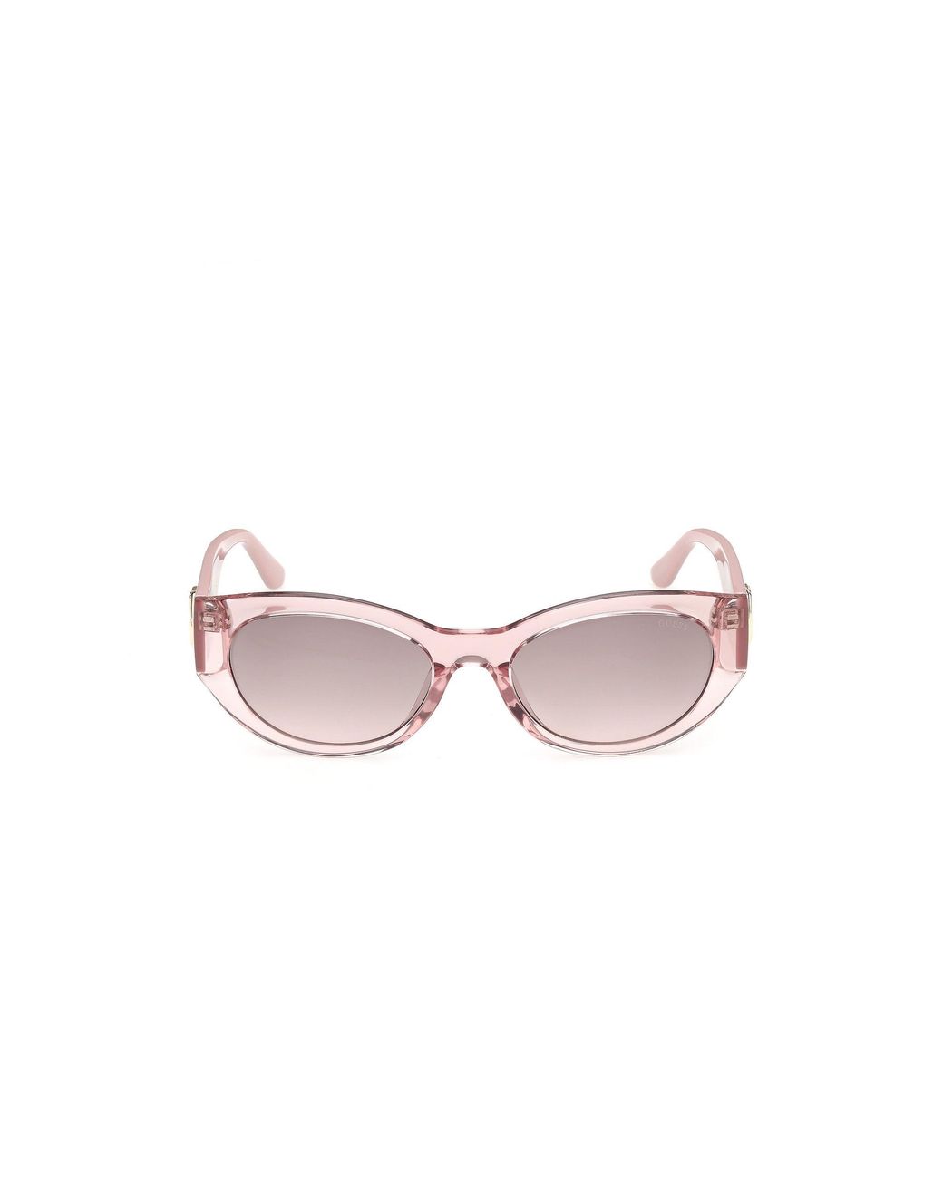 Guess Black Gu00362 72F Sunglasses Injected Round Normal