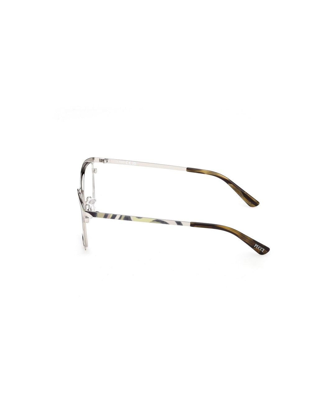 Emilio Pucci Black Ep5276 099 Optical Frames Metal Squared Normal
