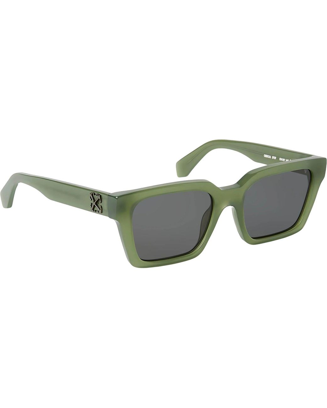Off-White c/o Virgil Abloh Black Oeri111 Branson 5707 Sage Sunglasses Acetate Squared Normal